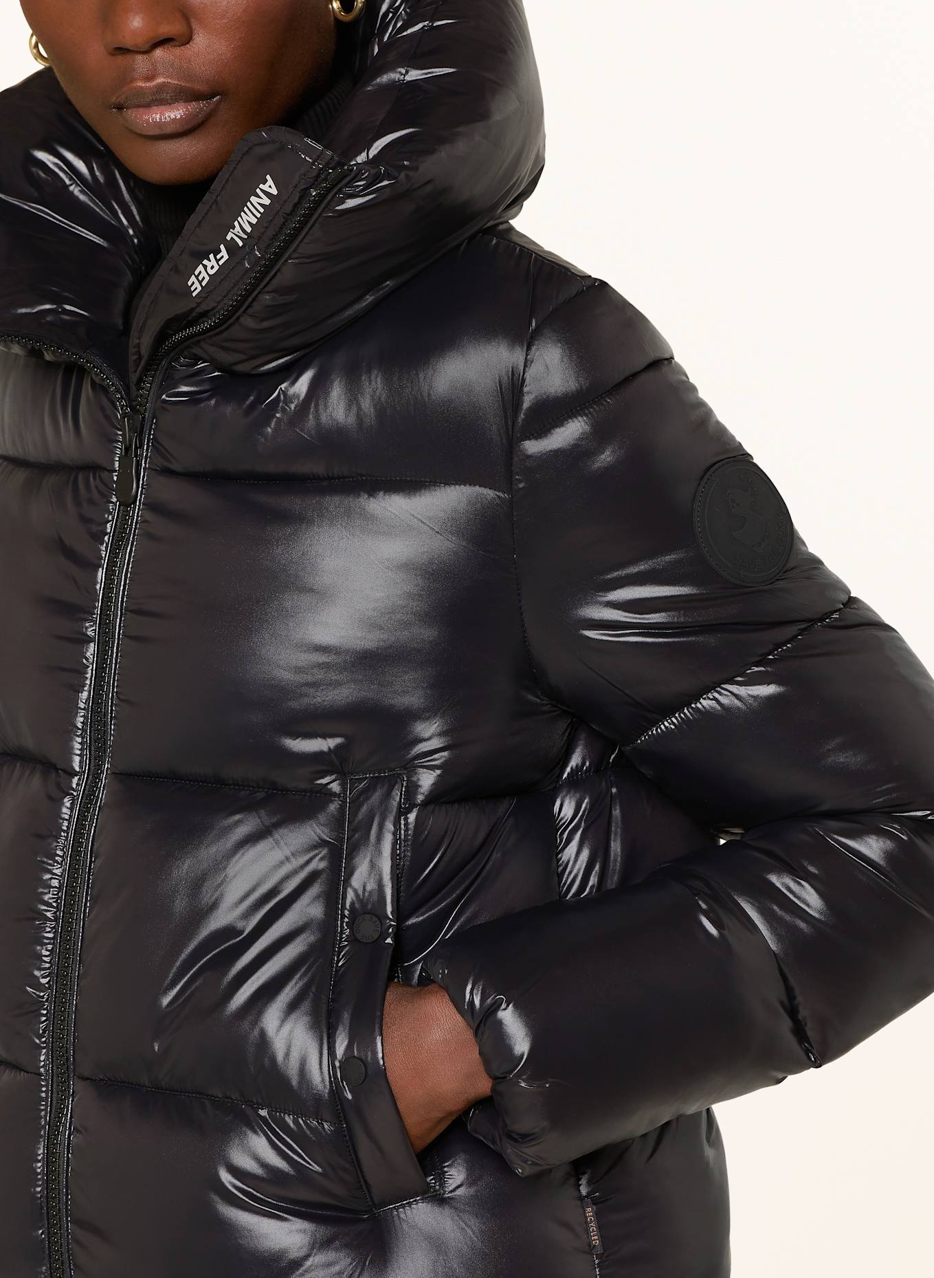 SAVE THE DUCK Steppjacke ISLA: SCHWARZ