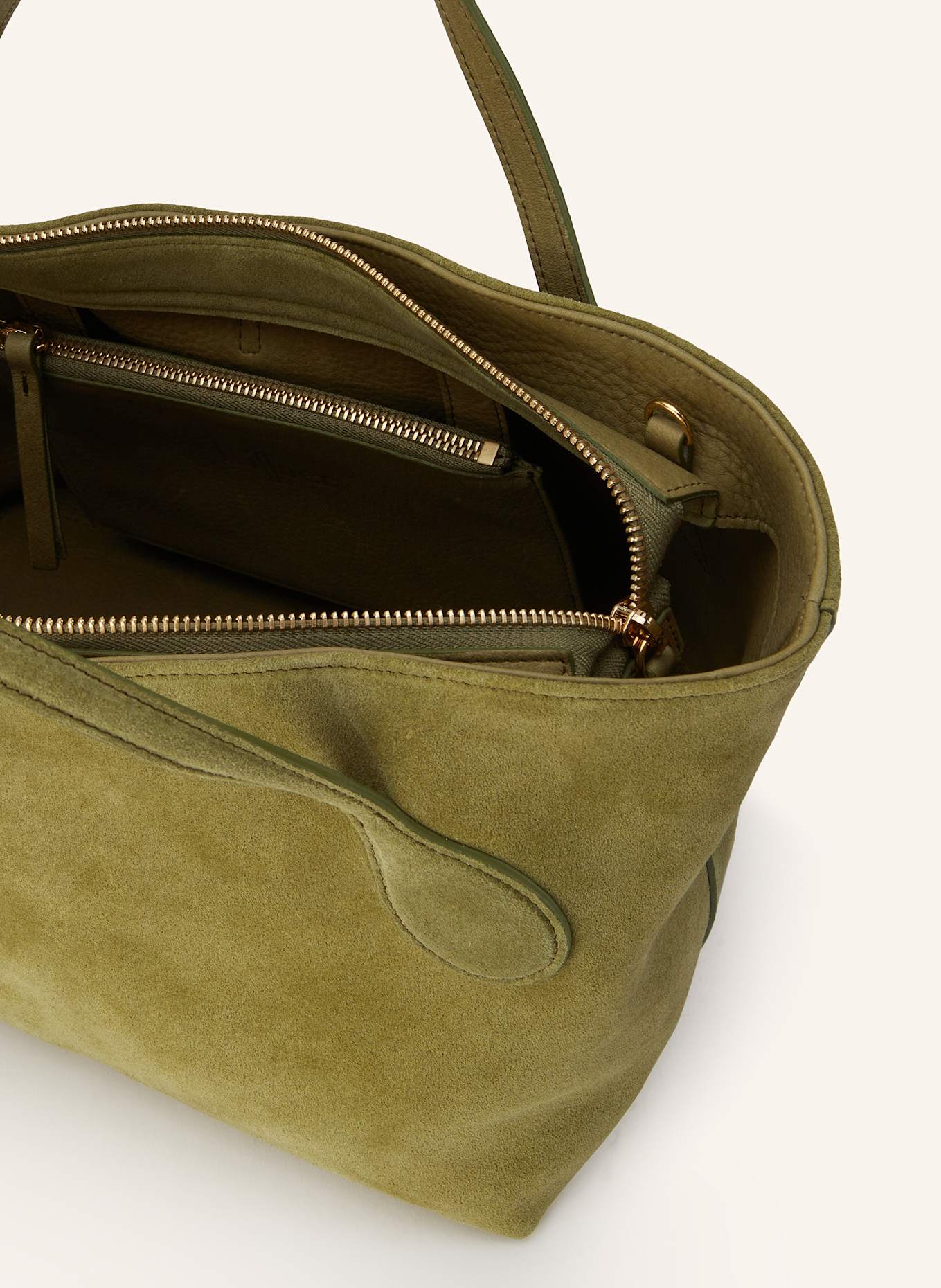 LIFFNER Handtasche PETITE PENNE mit Pouch: HELLGRÜN