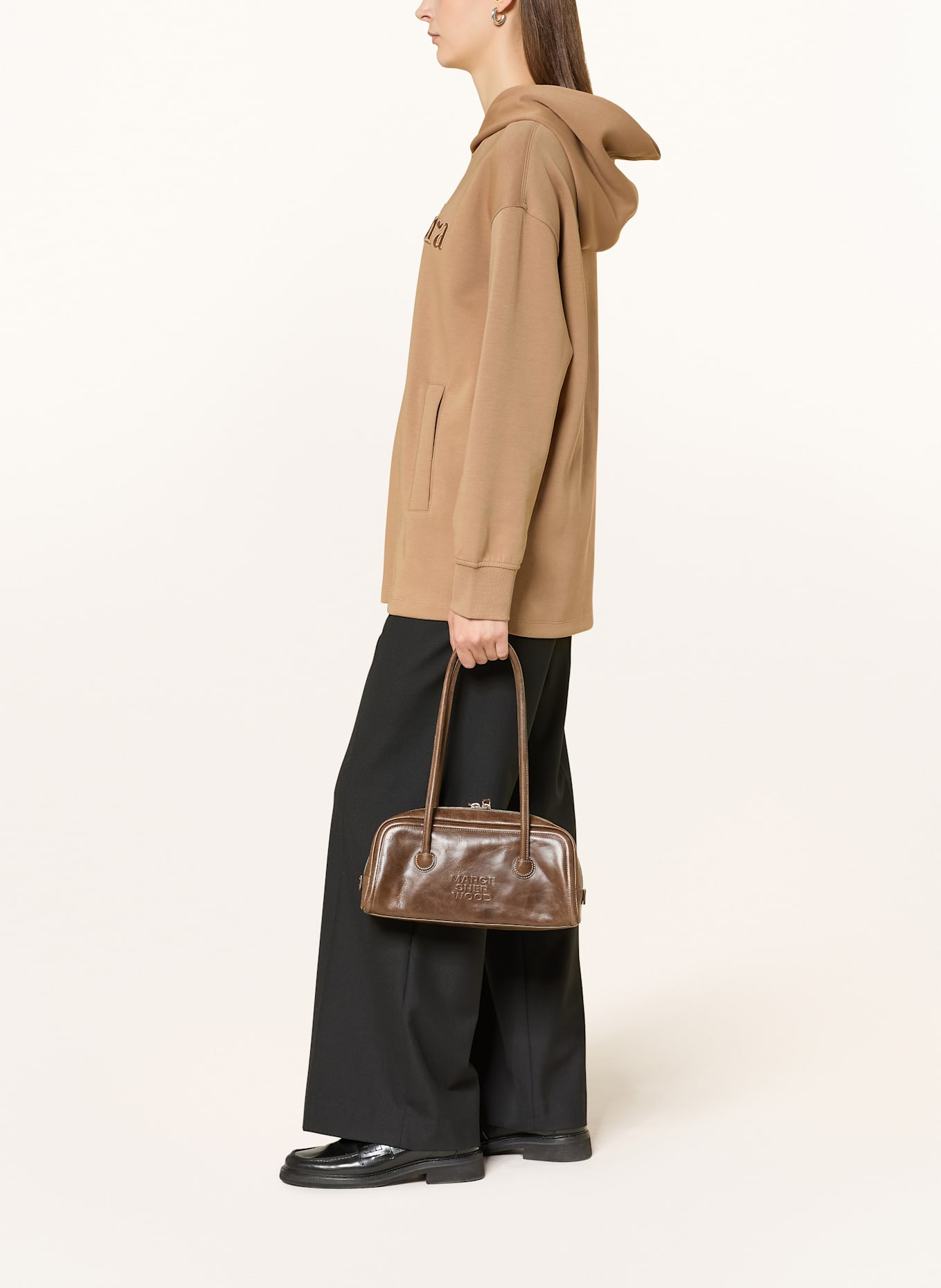 S Max Mara Hoodie VISIERA: CAMEL