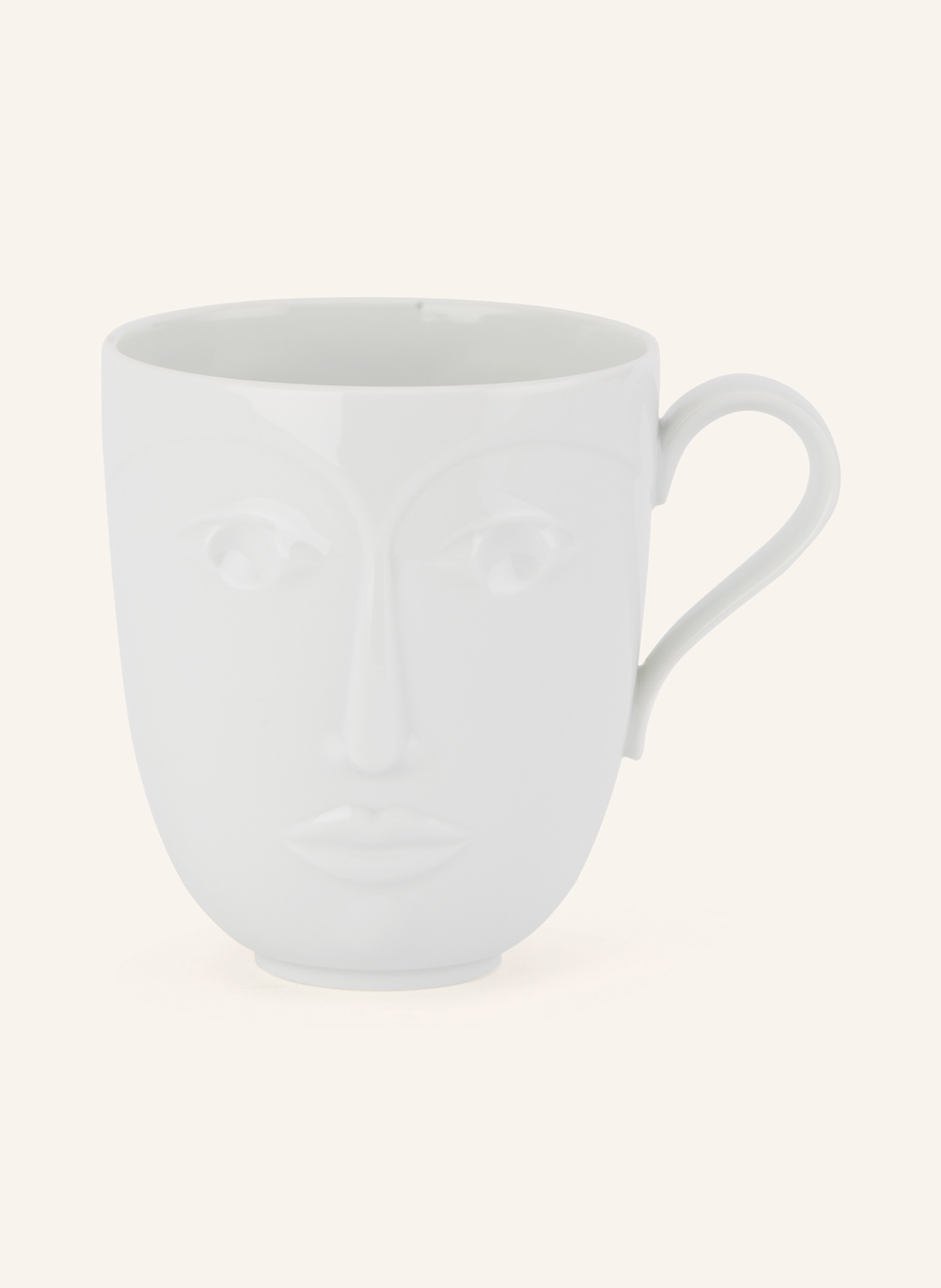 SIEGER by FÜRSTENBERG Henkelbecher HOT: WEISS