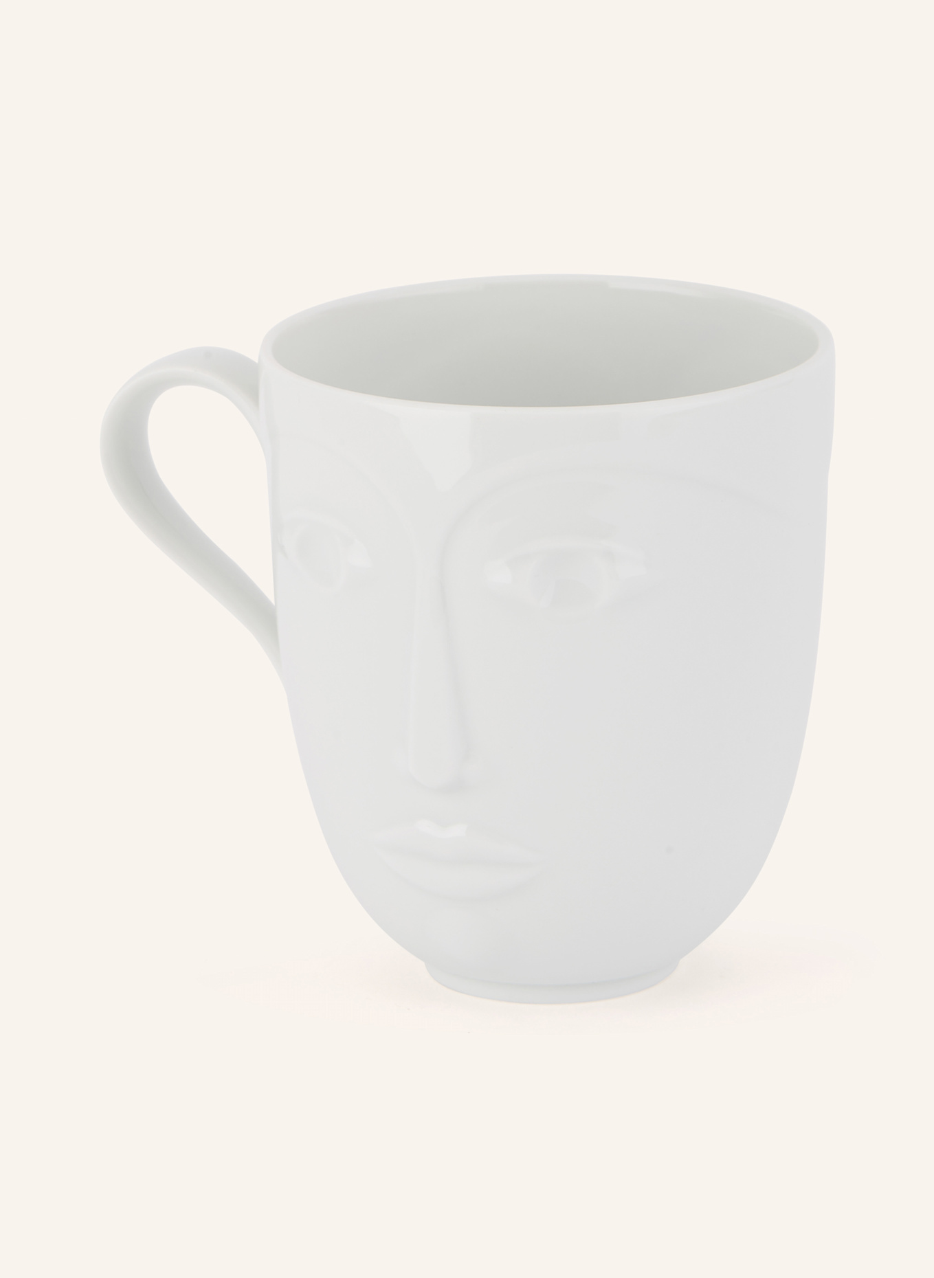 SIEGER by FÜRSTENBERG Henkelbecher HOT: WEISS