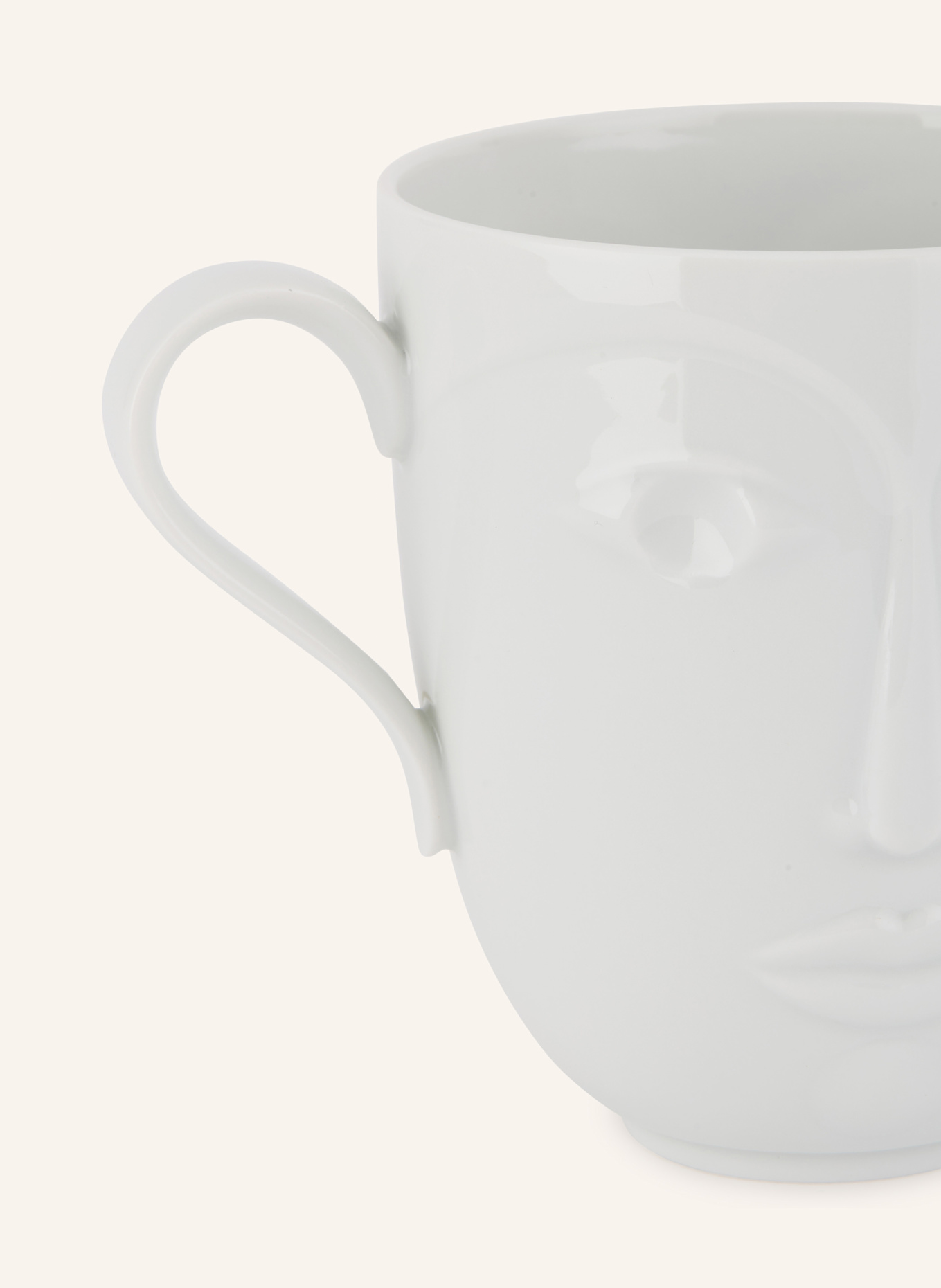 SIEGER by FÜRSTENBERG Henkelbecher HOT: WEISS