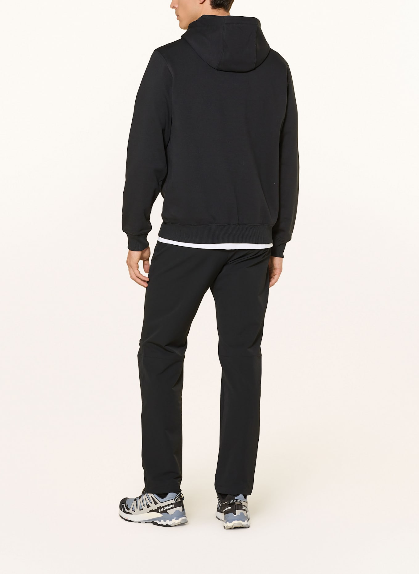 SALOMON WAYFARER trekking trousers: BLACK