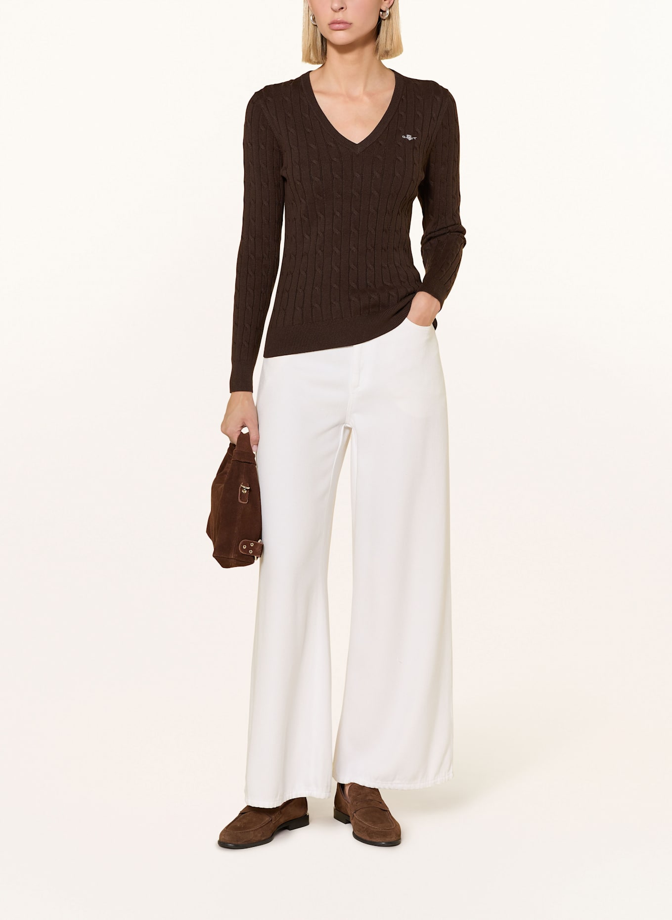 GANT Sweater: DARK BROWN