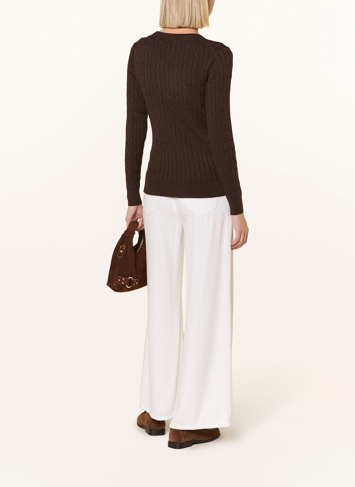 GANT Sweater: DARK BROWN