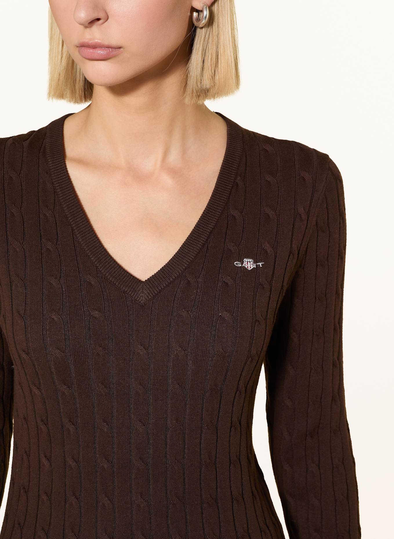 GANT Sweater: DARK BROWN
