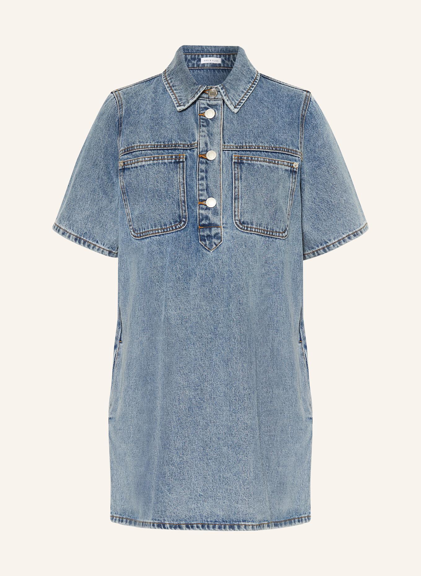MRS & HUGS Jeanskleid: BLAU