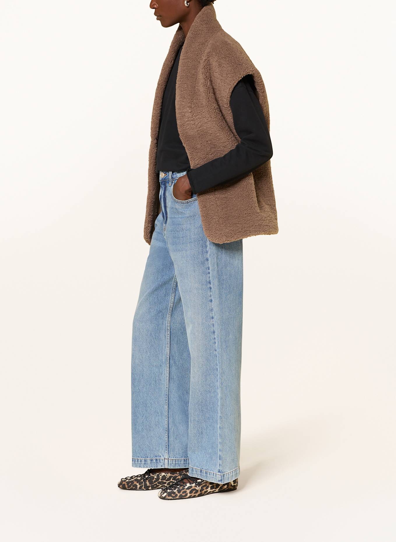 MRS & HUGS Straight jeans: MID BLUE
