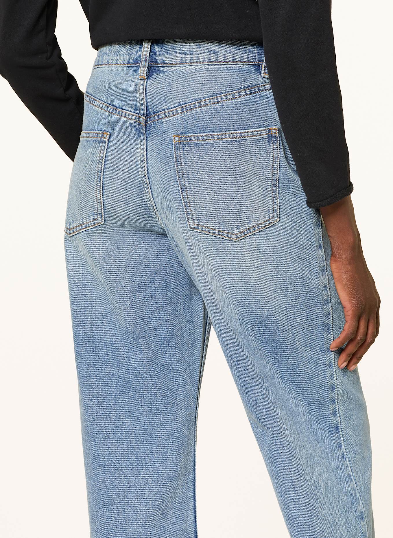 MRS & HUGS Straight jeans: MID BLUE
