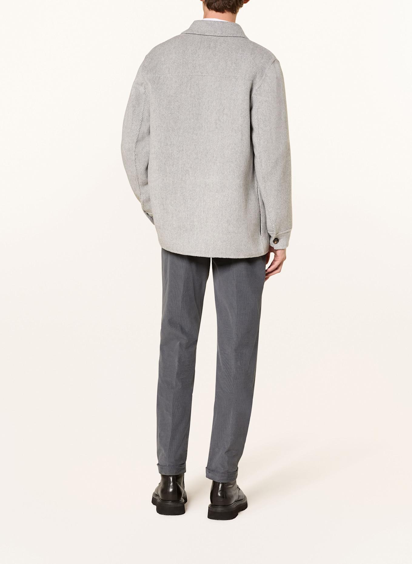 BERWICH Cordchino RETRO Contemporary Fit: DUNKELGRAU