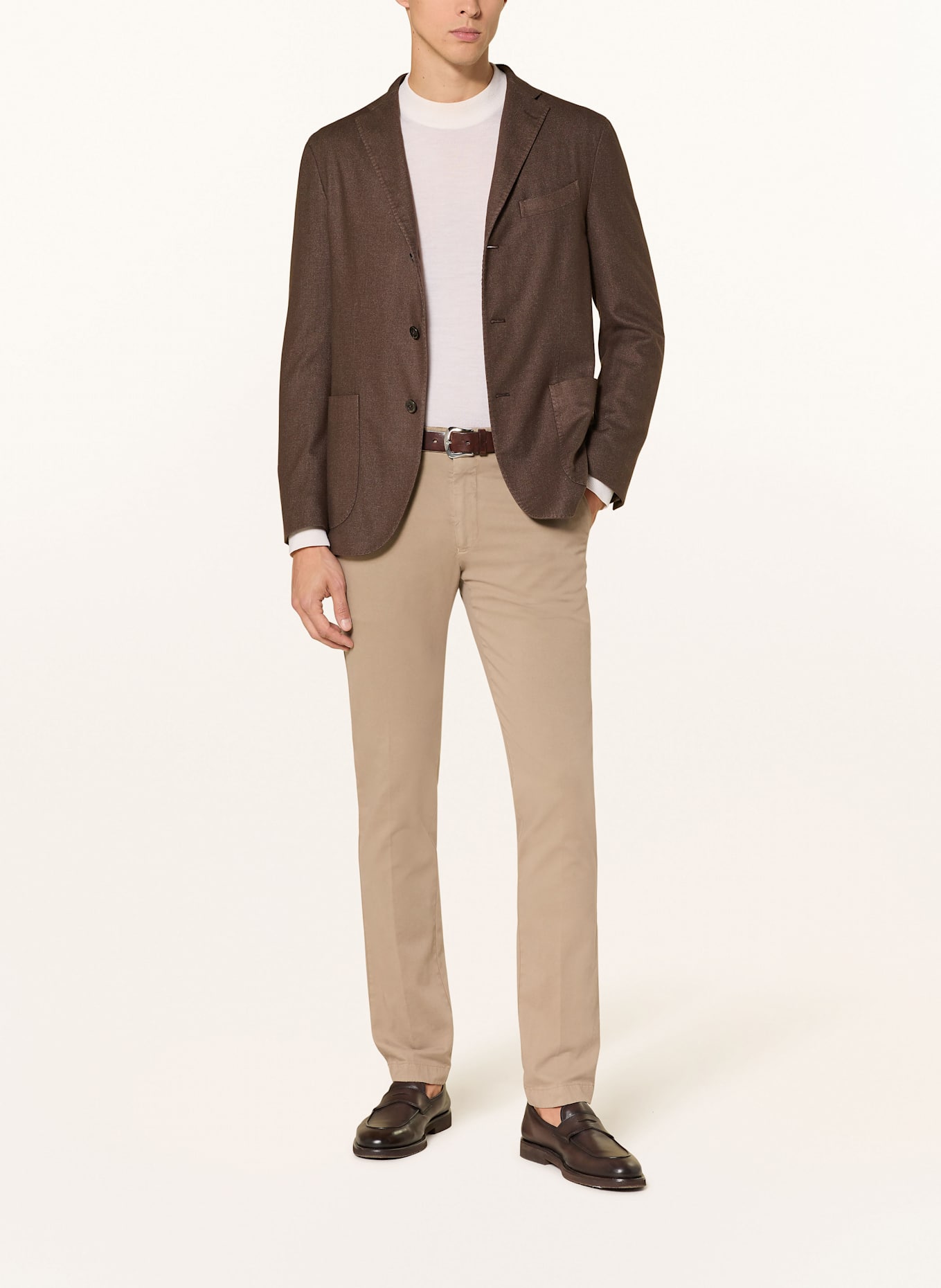BERWICH Chino MORELLO Slim Fit: BEIGE