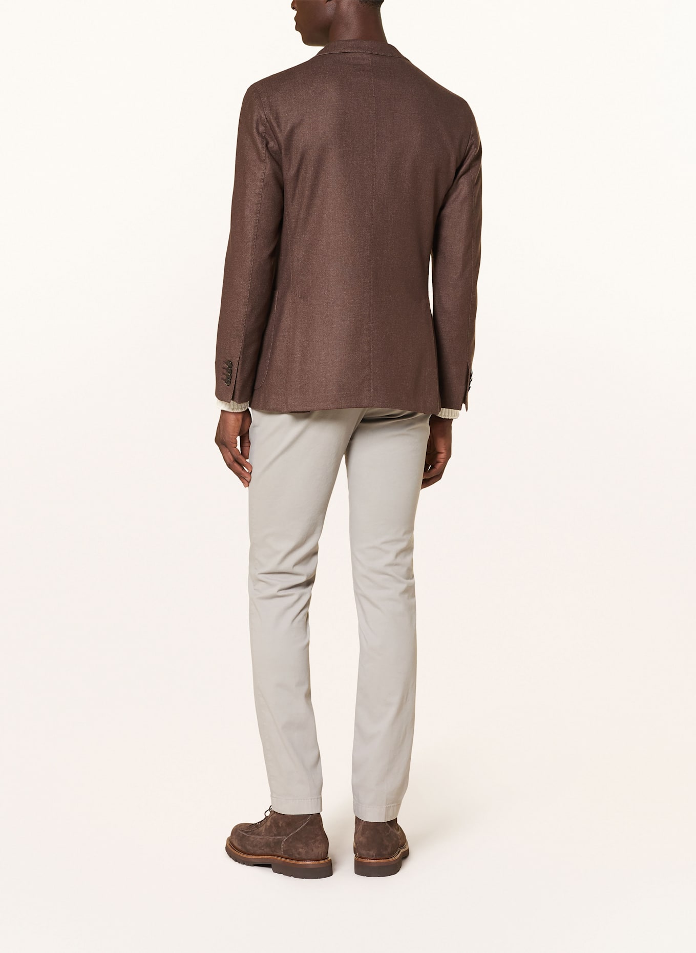 BERWICH Chino MORELLO Slim Fit: HELLGRAU