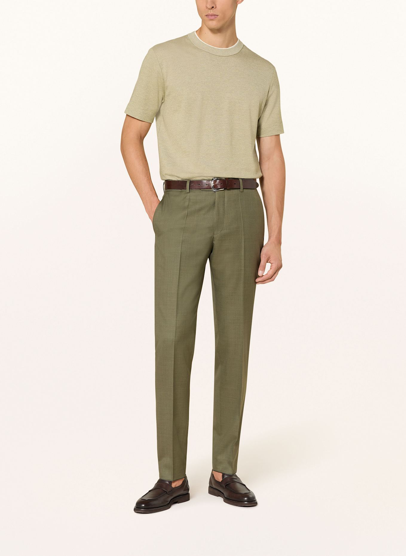 BOSS T-Shirt TESAR: HELLGRÜN