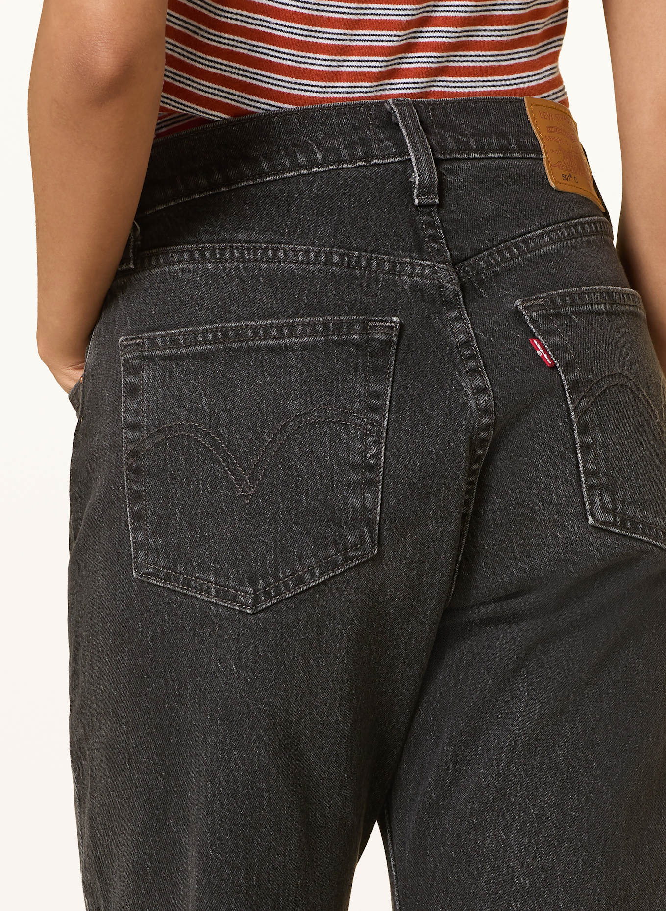 Levi's® Straight Jeans 501: 00 Med Indigo - Worn In