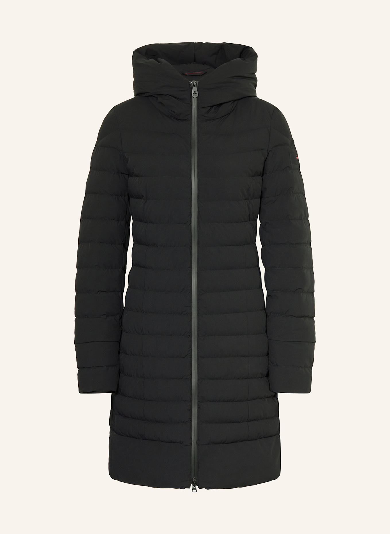 PEUTEREY EWAN quilted coat: BLACK