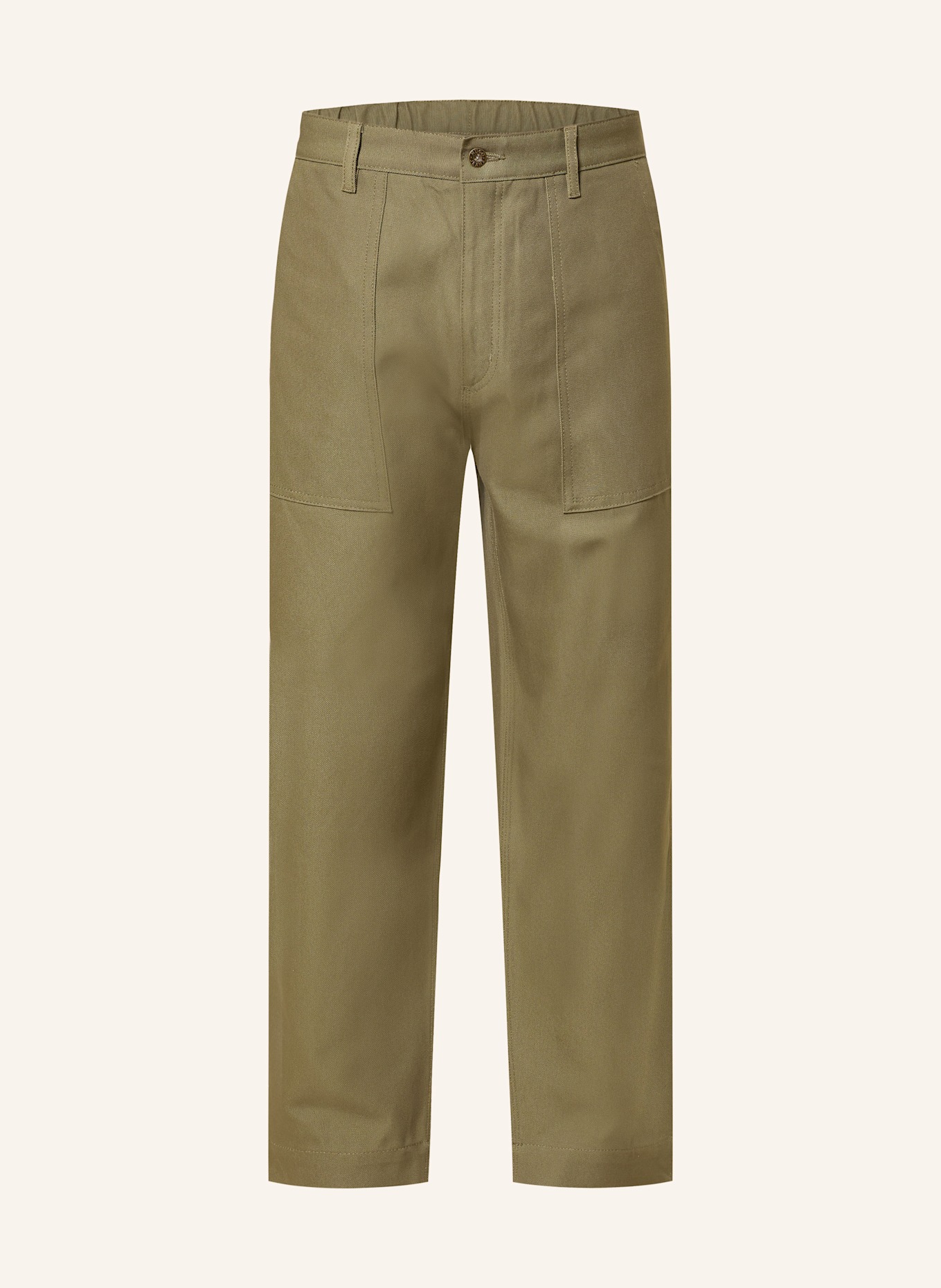 HUGO BLUE Hose GIORE Regular Fit: GRÜN