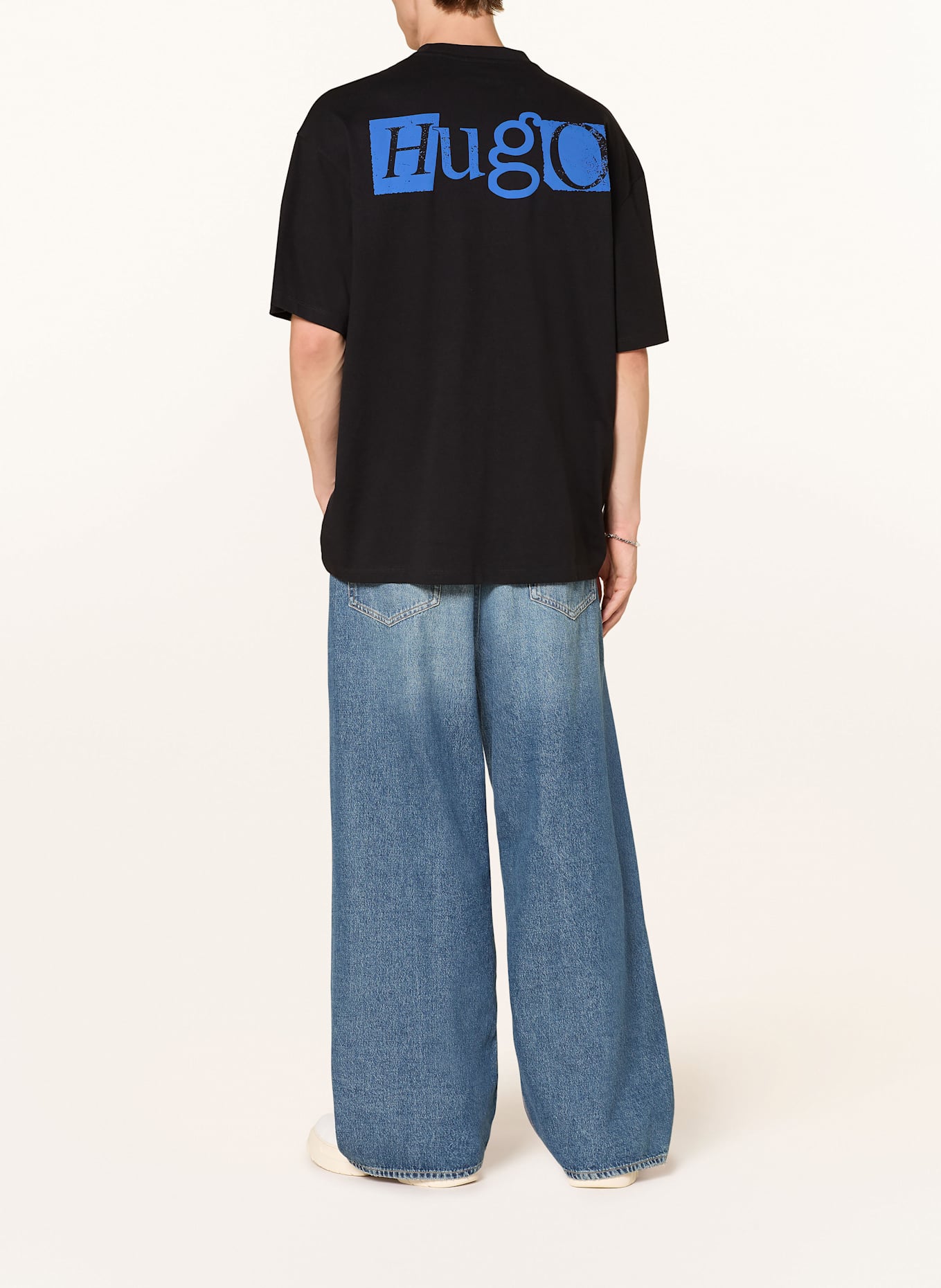 HUGO BLUE T-Shirt NILTE: SCHWARZ