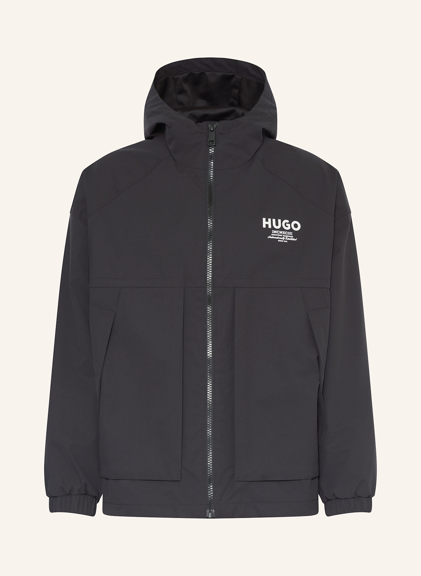 HUGO BLUE Regenjacke BOD2531: SCHWARZ