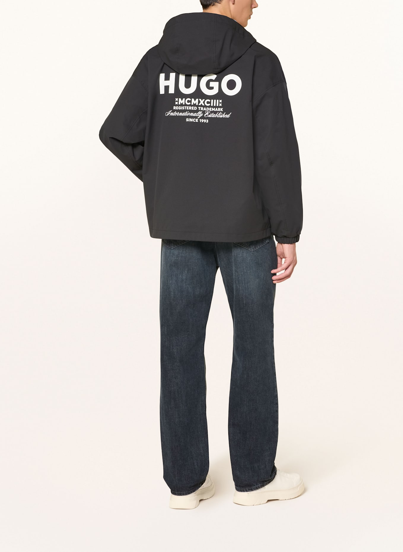 HUGO BLUE Regenjacke BOD2531: SCHWARZ