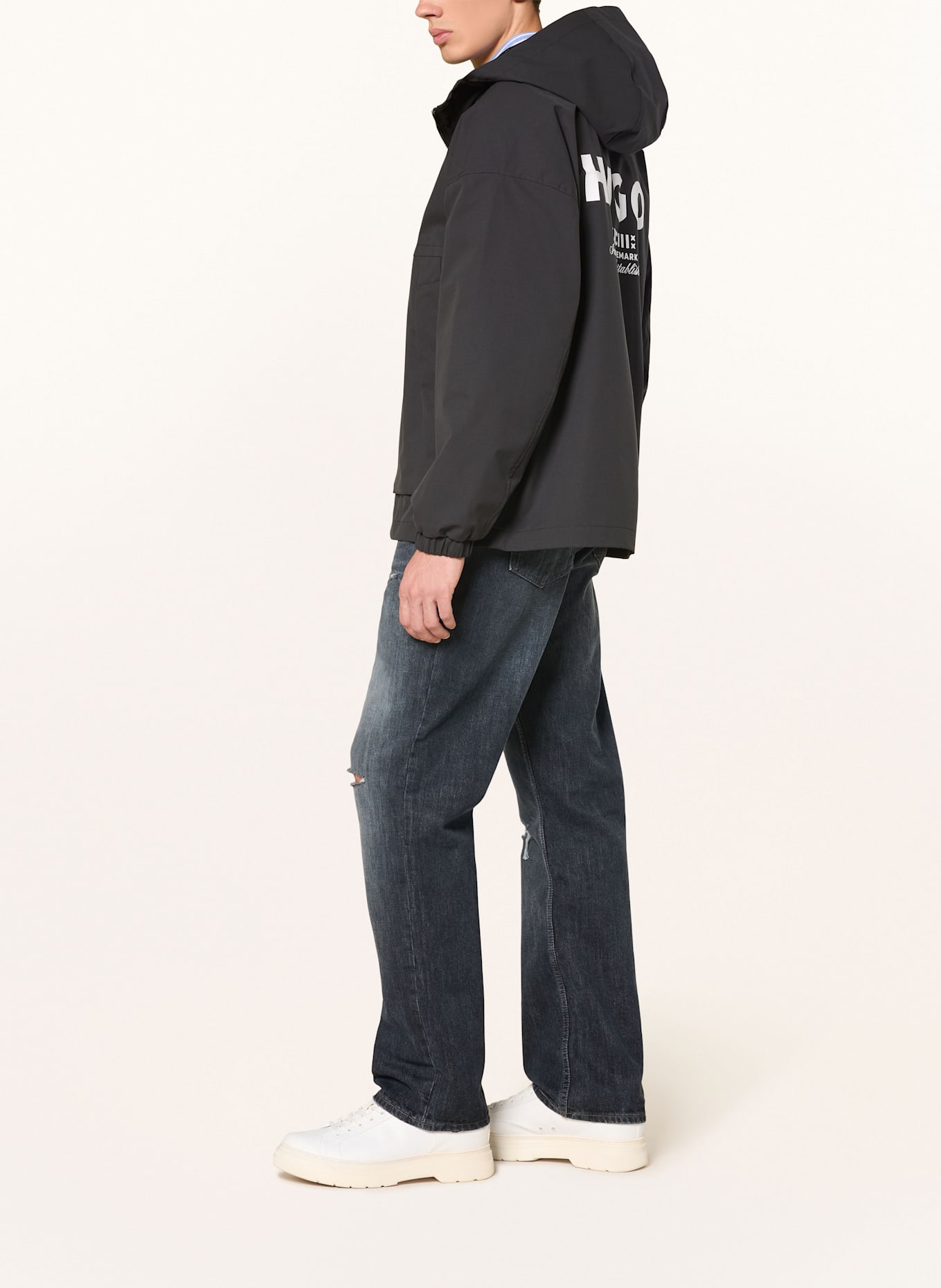 HUGO BLUE Regenjacke BOD2531: SCHWARZ