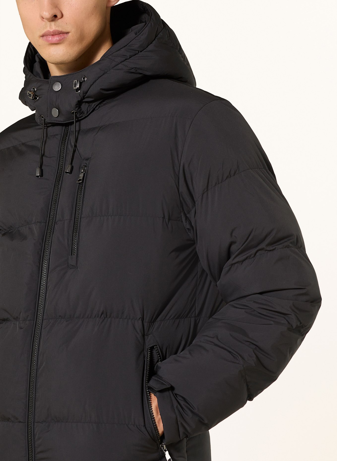 STROKESMAN'S Steppjacke mit DUPONT™ SORONA®-Isolierung: 02 BLACK