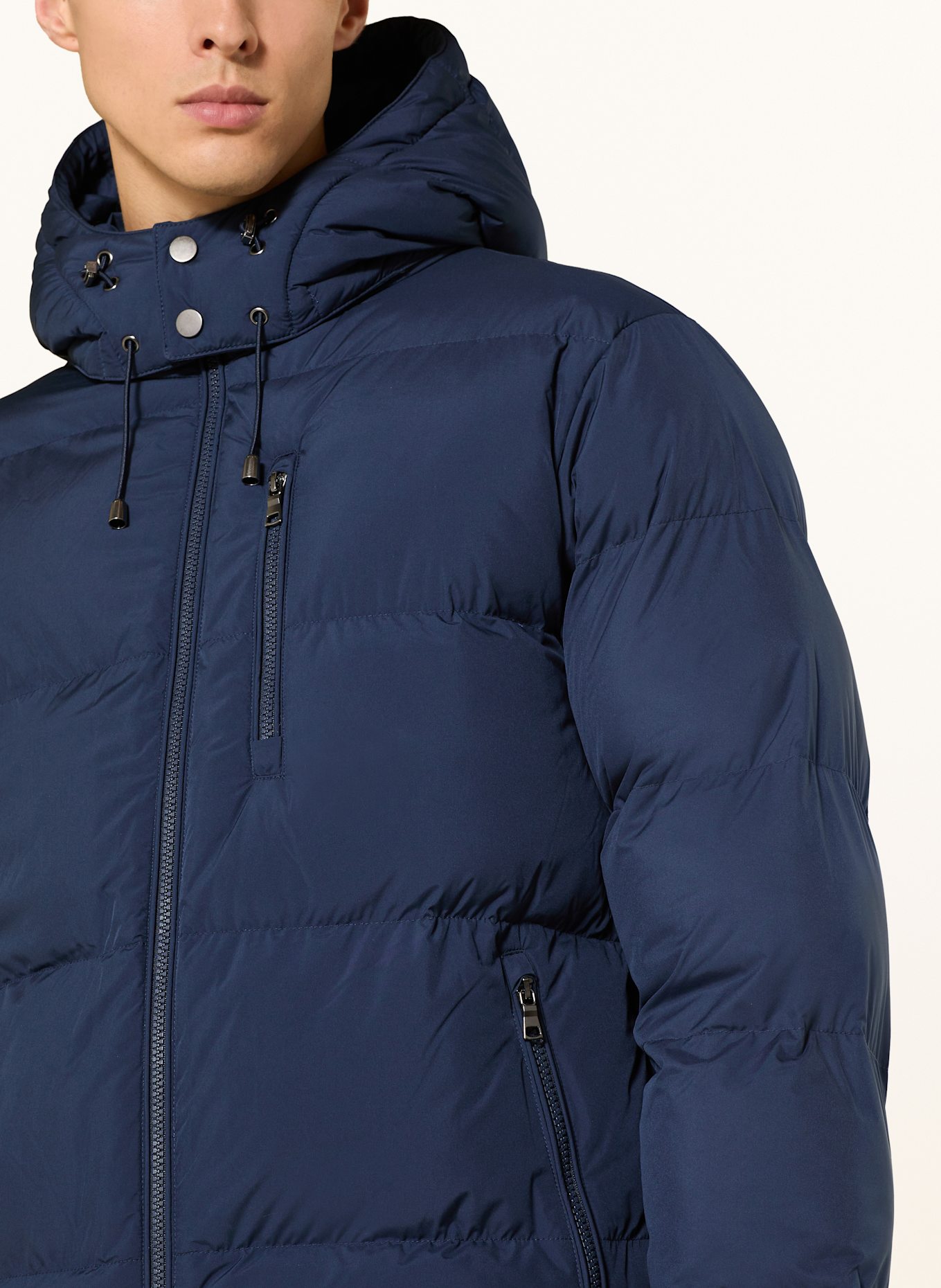 STROKESMAN'S Steppjacke mit DUPONT™ SORONA®-Isolierung: DUNKELBLAU