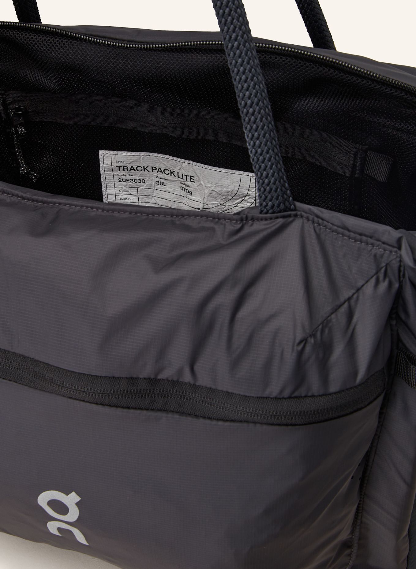 On Sporttasche TRACK PACK LITE 35 l: SCHWARZ