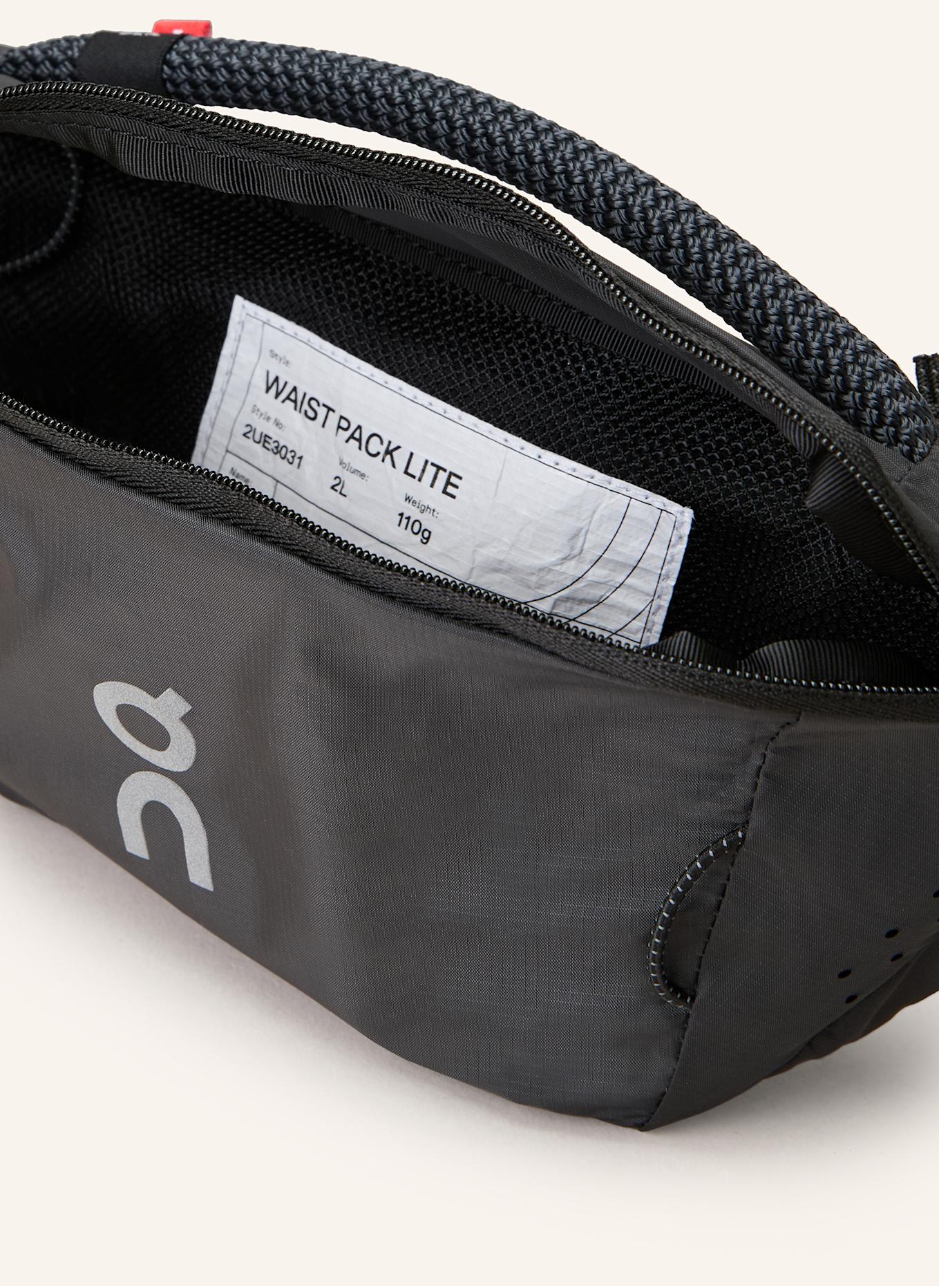On Gürteltasche WAIST PACK 2L LITE: DUNKELGRAU