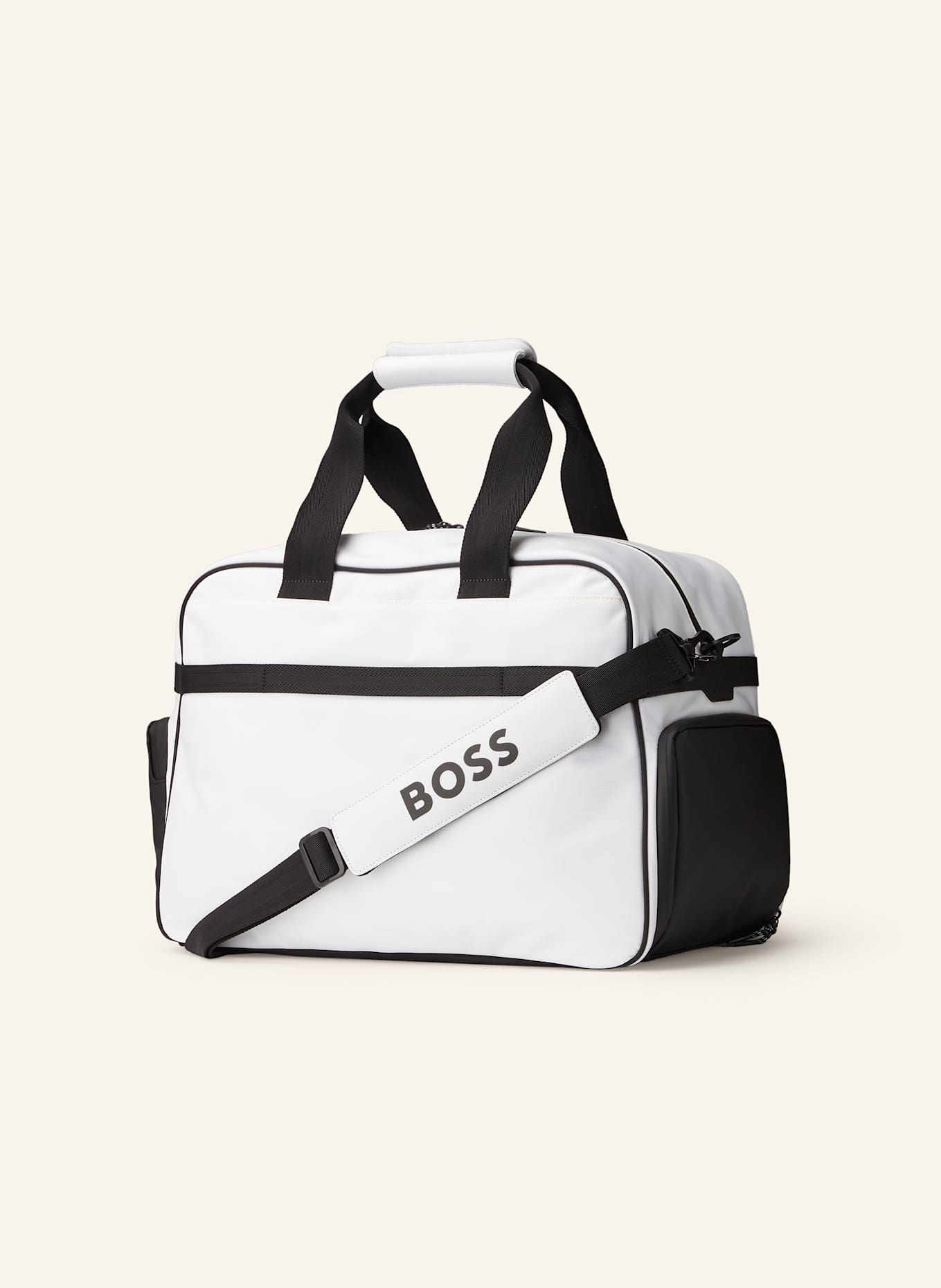 BOSS Gym bag ONSET: WHITE / BLACK