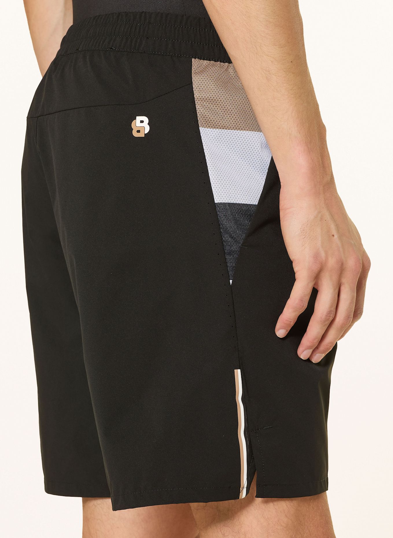 BOSS Tennisshorts T-MATCH: SCHWARZ