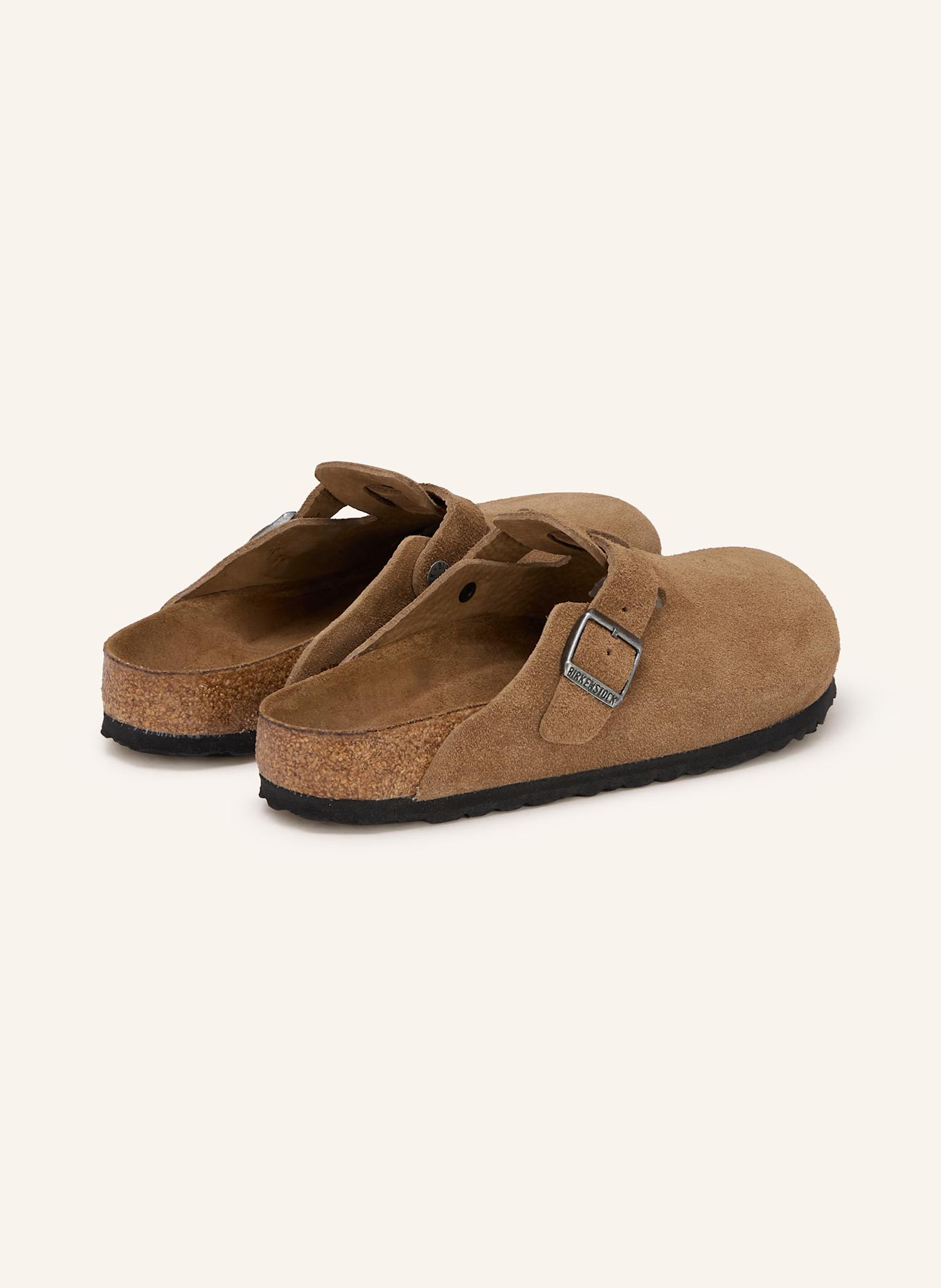 BIRKENSTOCK Pantoletten BOSTON: HELLBRAUN