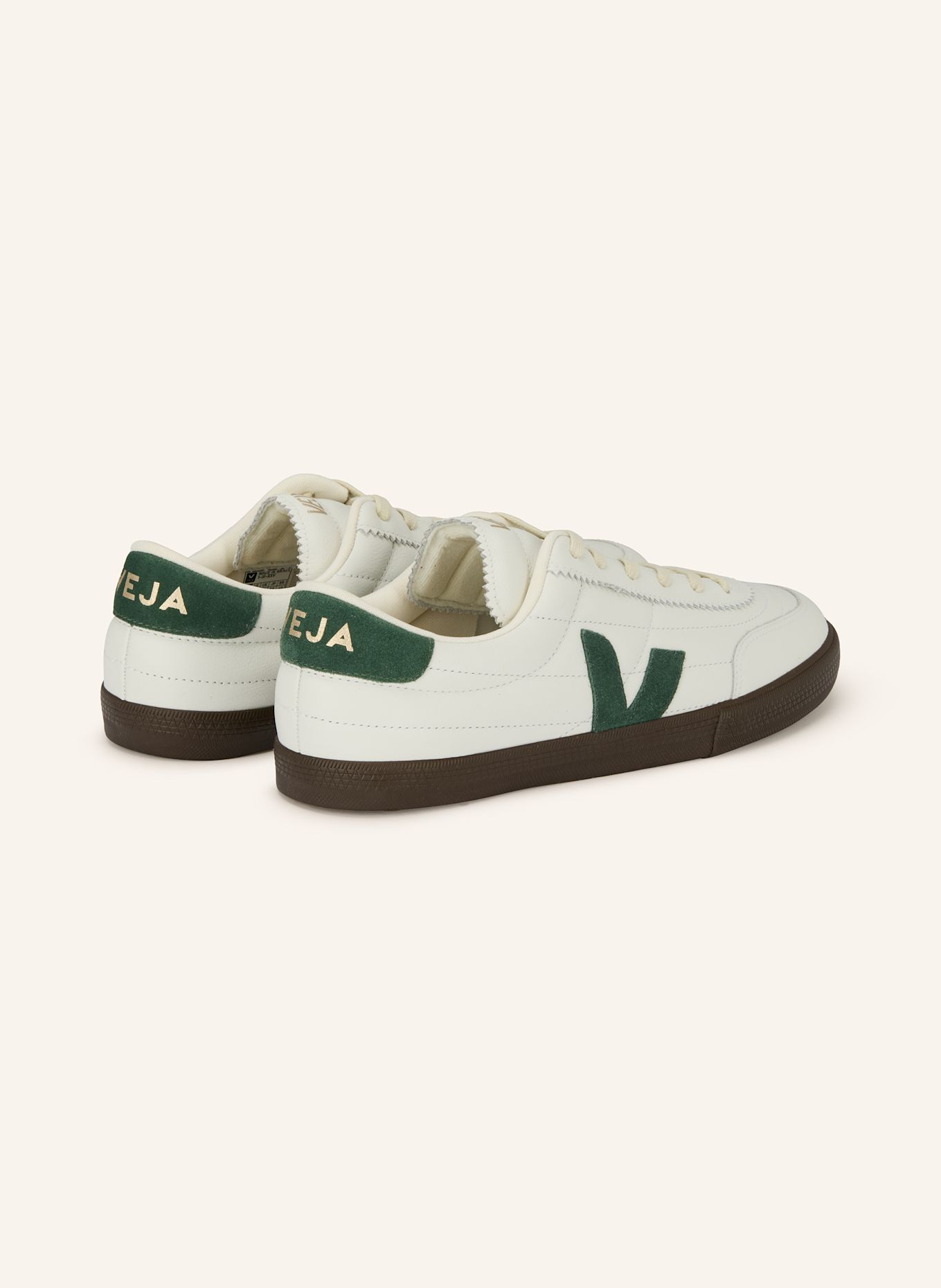 VEJA Sneaker PANENKA: WEISS / DUNKELGRÜN