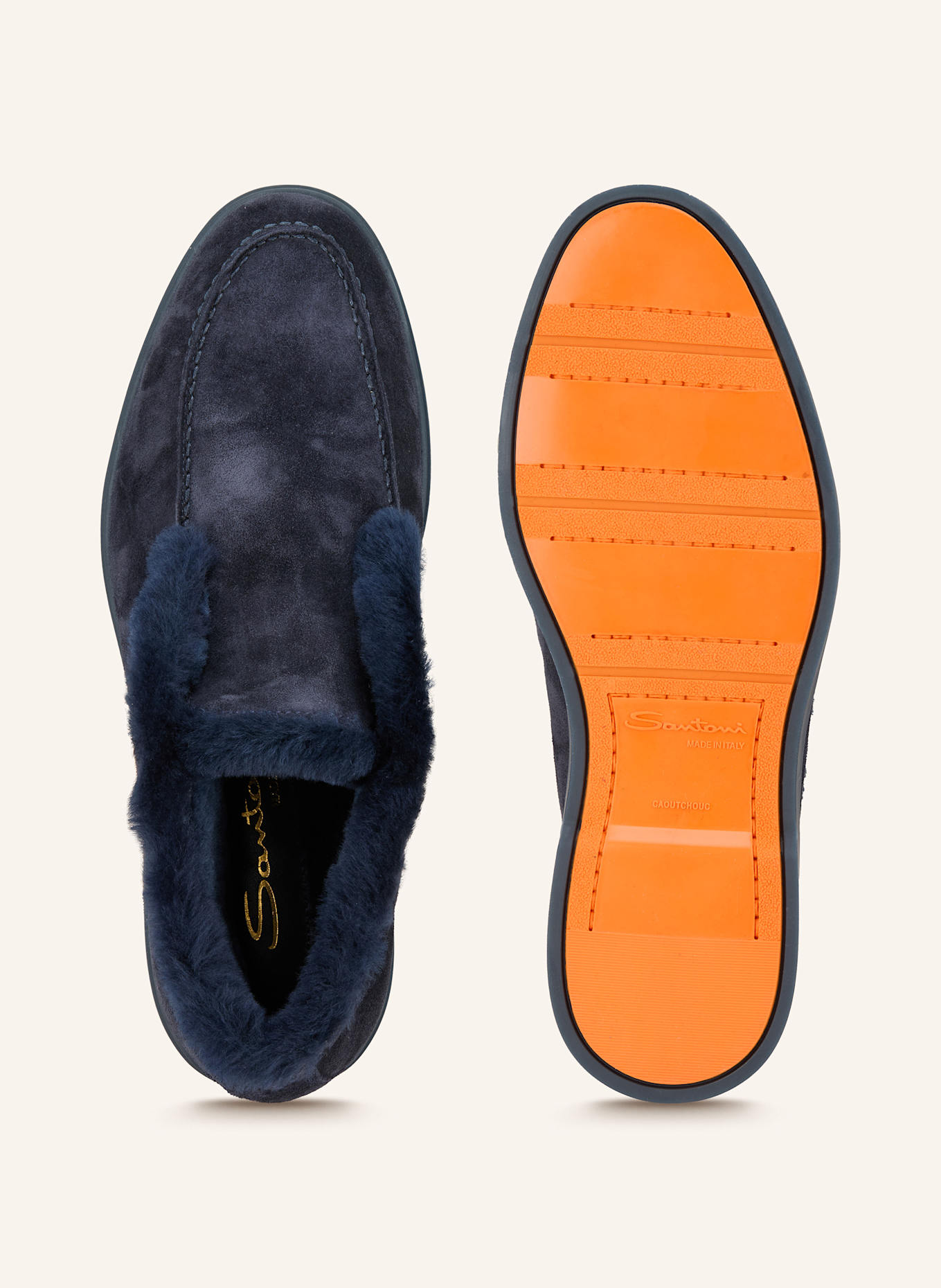Santoni FORTUNE boots: DARK BLUE