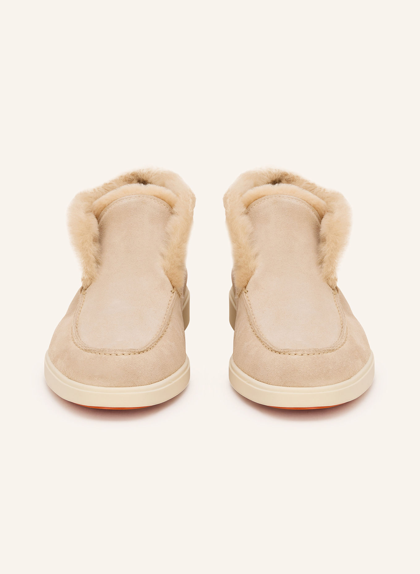 Santoni FORTUNE boots: CREAM