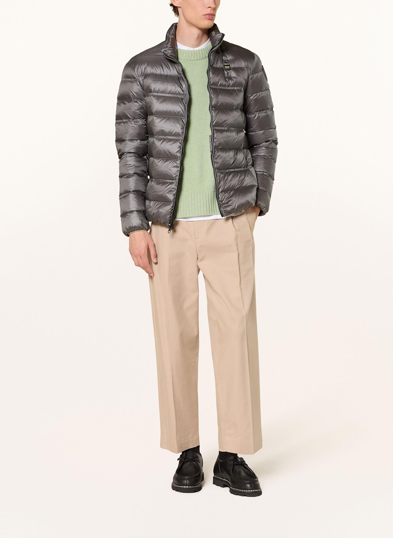 Blauer Daunenjacke BELMONT: GRAU