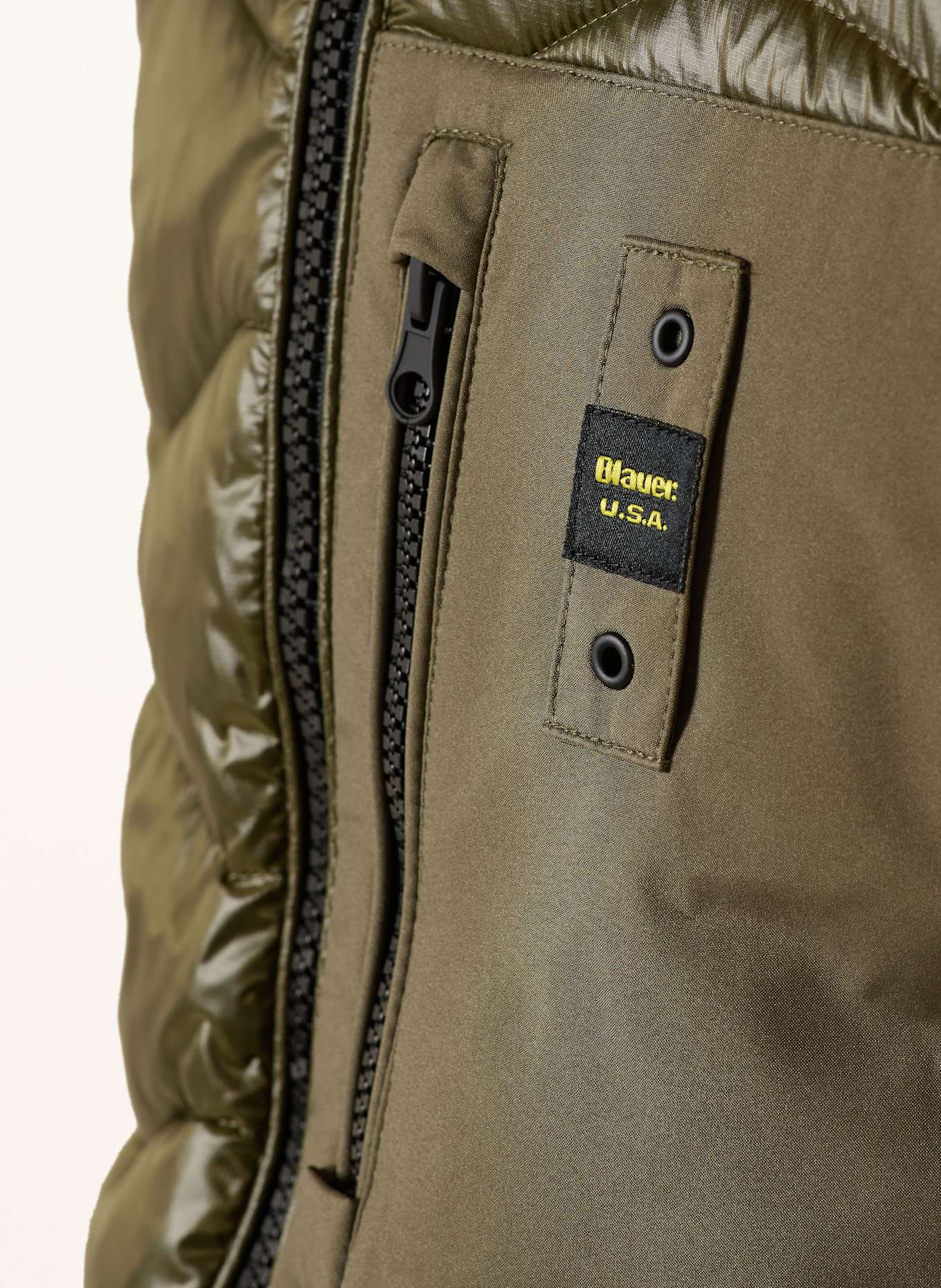 Blauer Steppjacke ALBERT: OLIV