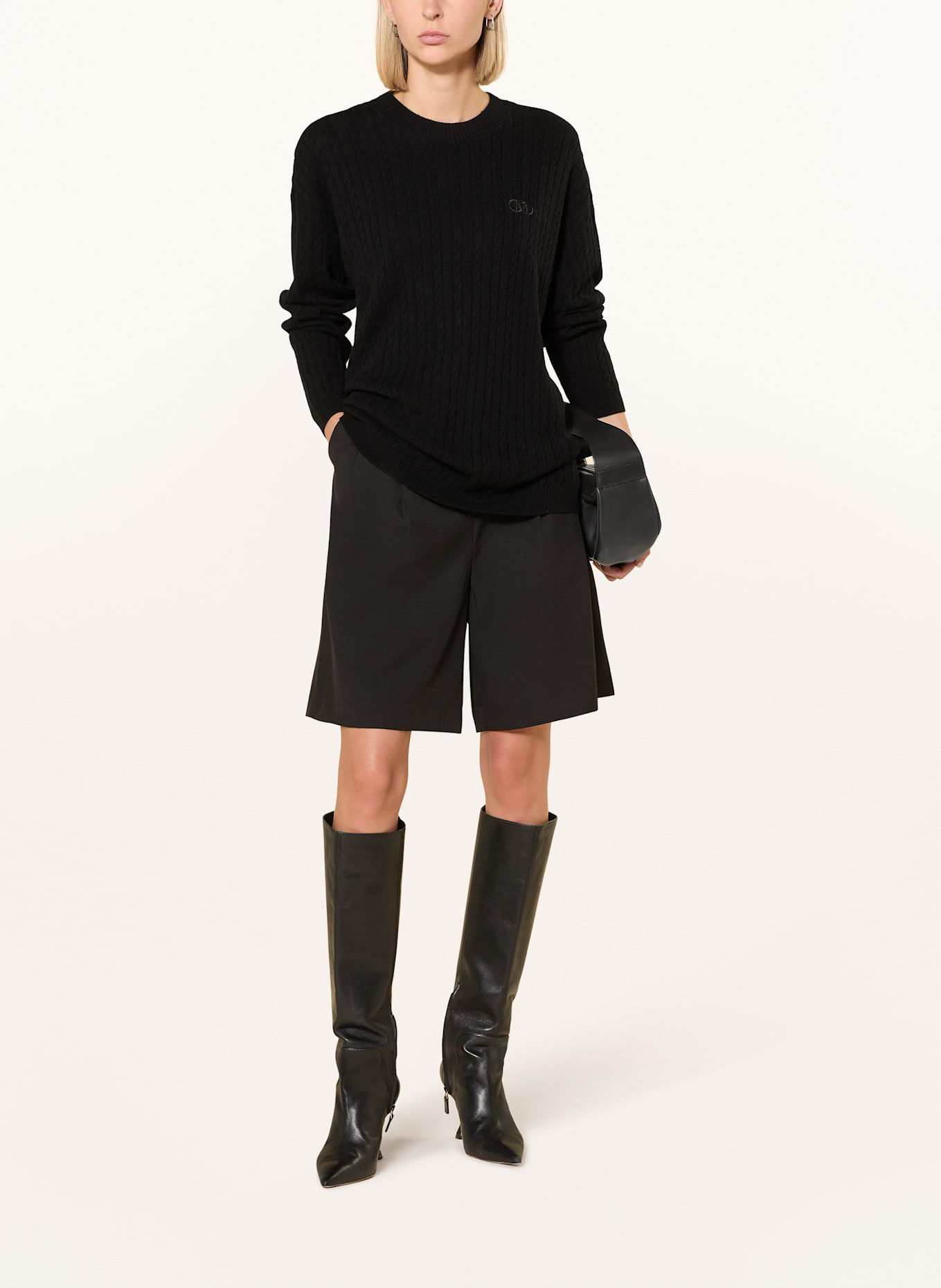 COPENHAGEN MUSE Pullover CMCASHA: SCHWARZ