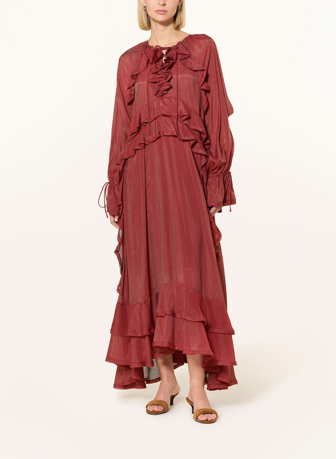 COPENHAGEN MUSE Kleid CMNORMA: DUNKELROT