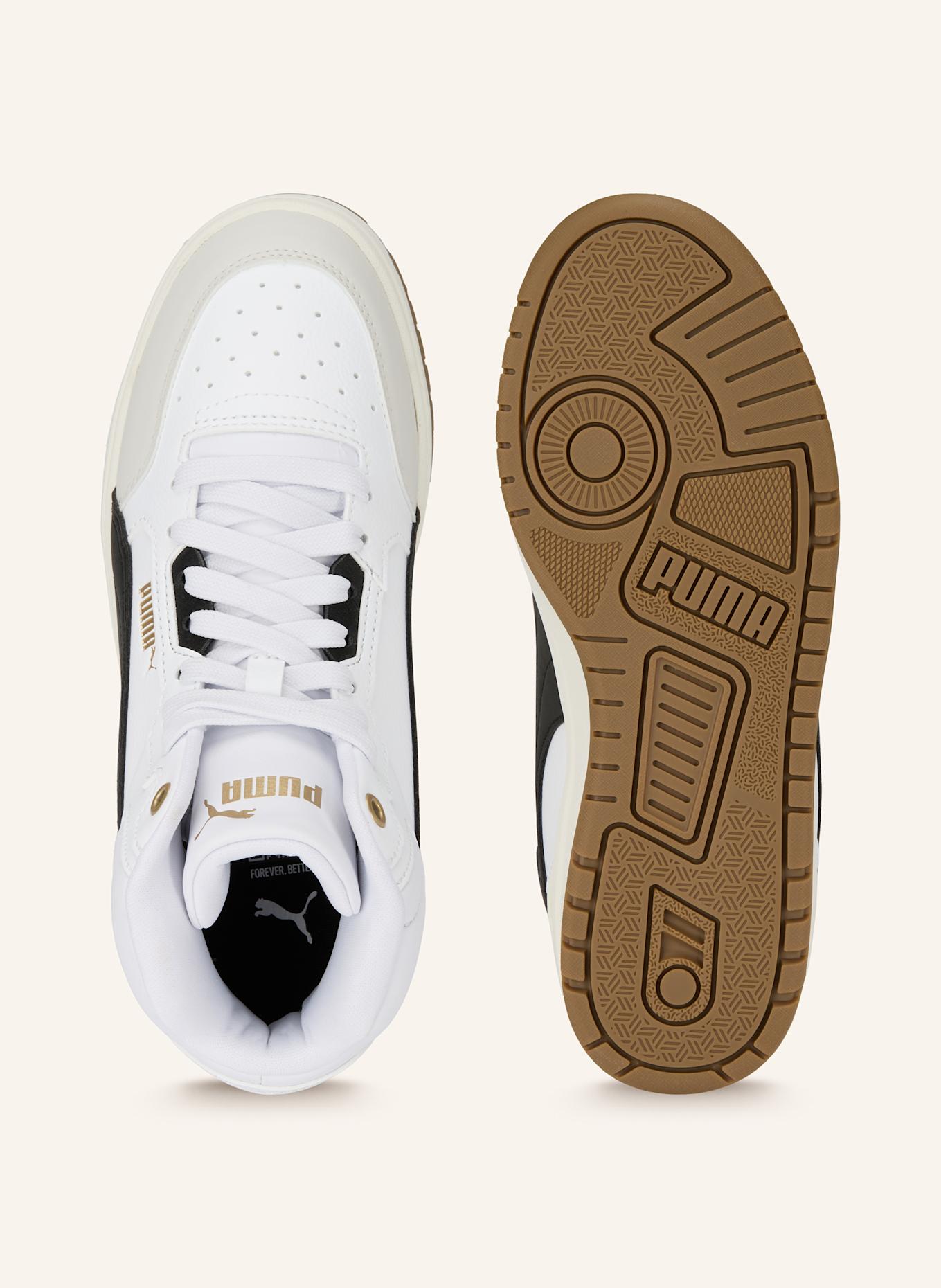 PUMA High-Top Sneaker SHUFFLE DOWNTOWN MID: WEISS / SCHWARZ / CREME