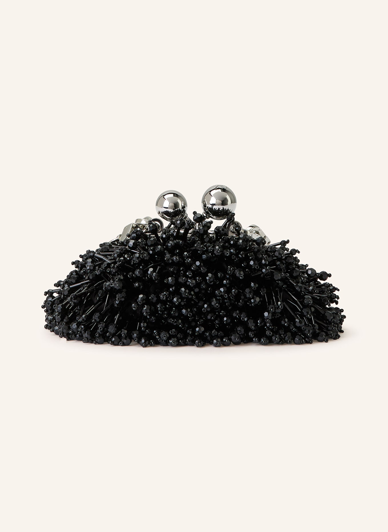 WEEKEND Max Mara Micro bag DOTTO with decorative beads: BLACK