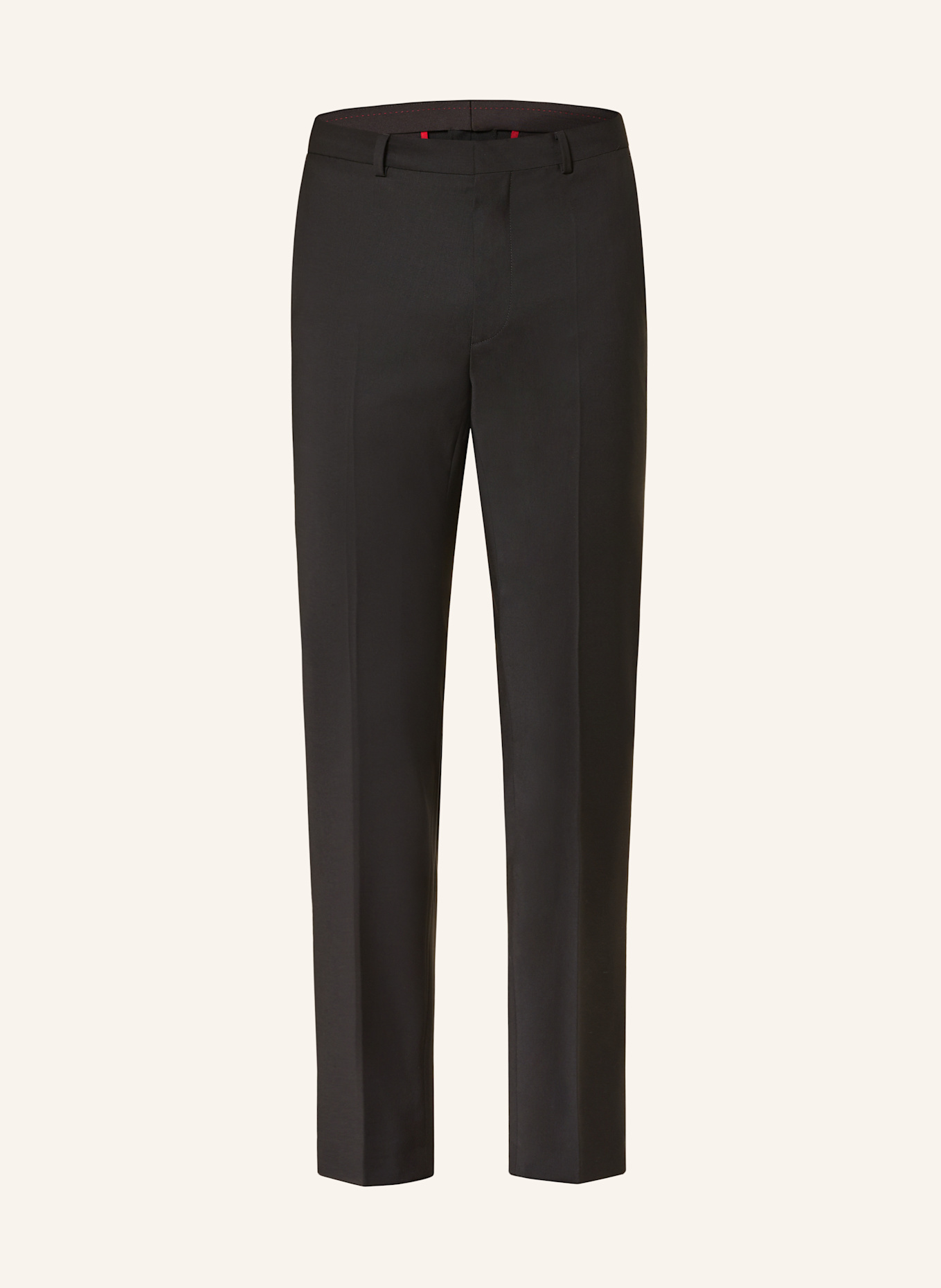 HUGO Spodnie garniturowe HESTEN slim fit: CZARNY
