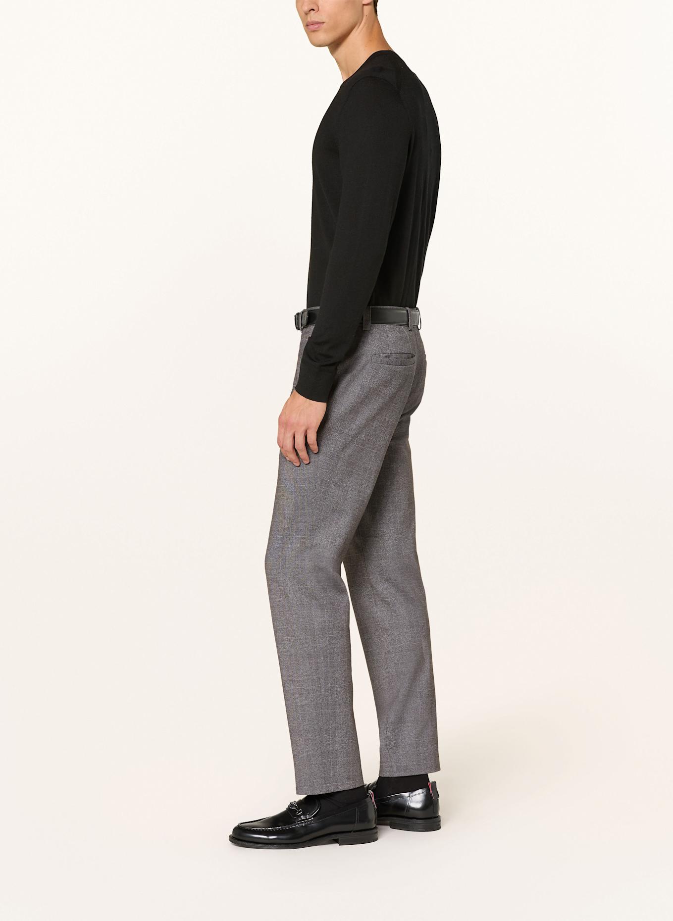 HUGO Anzughose HESTEN Extra Slim Fit aus Jersey: DUNKELGRAU / GRAU / HELLGRAU