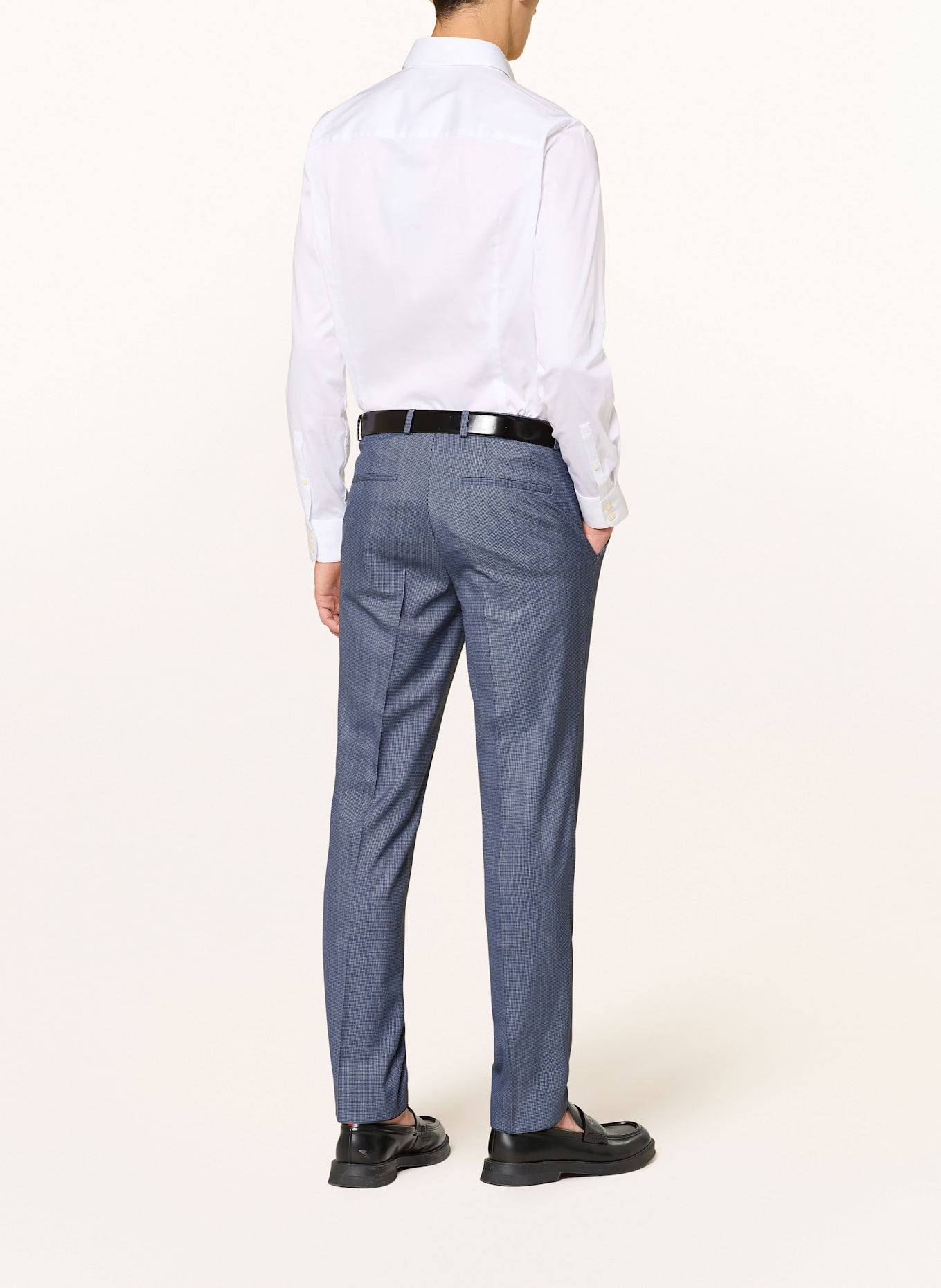 HUGO Spodnie garniturowe HESTEN extra slim fit: 427 MEDIUM BLUE