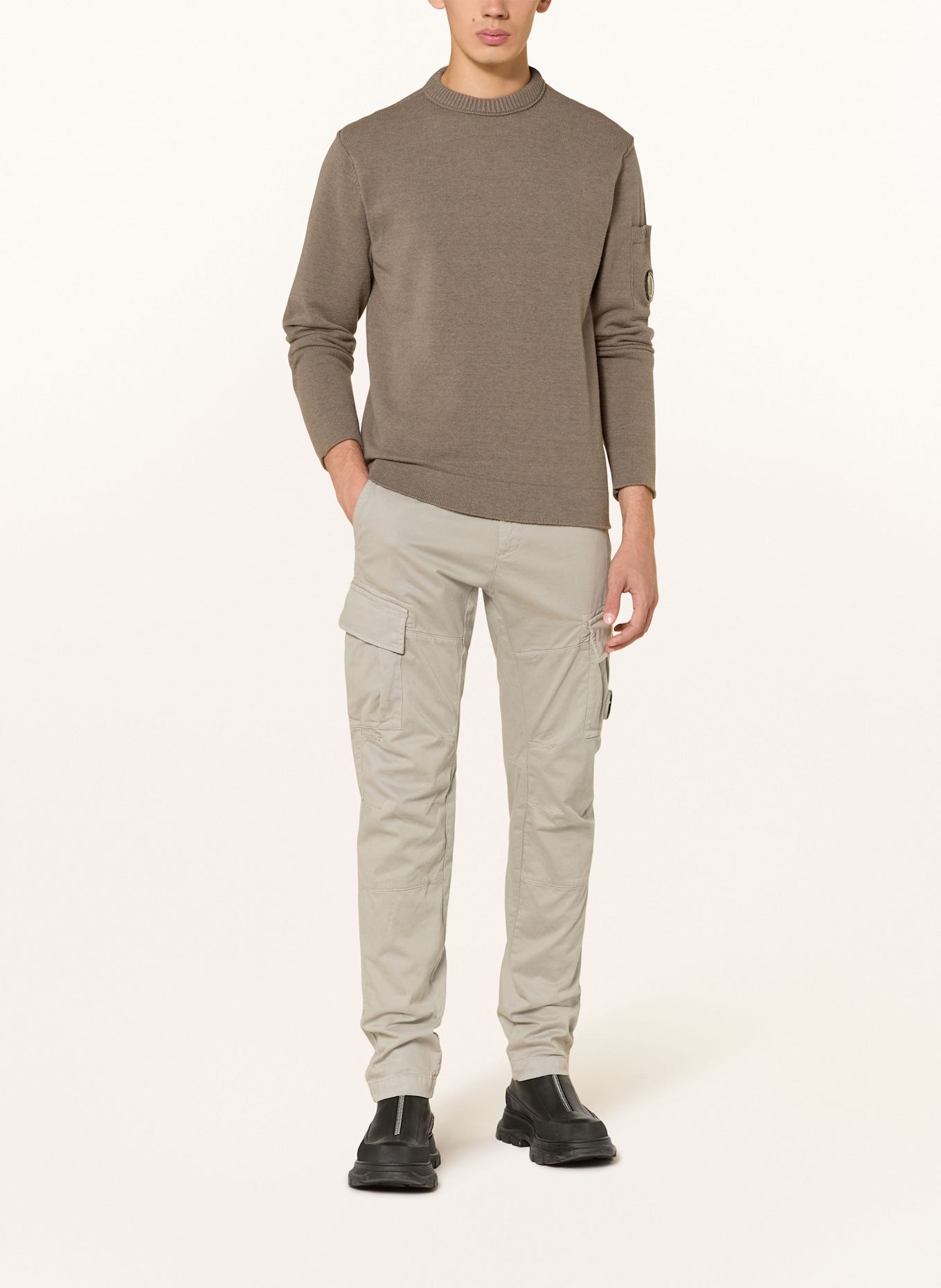 C.P. COMPANY Svetr: ČERNOŠEDÁ