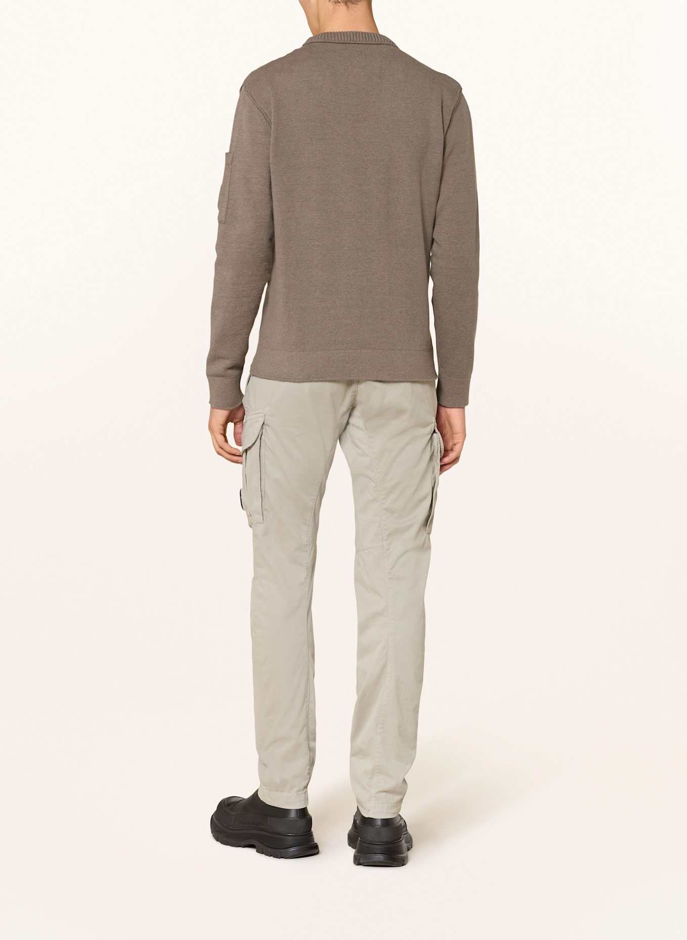 C.P. COMPANY Svetr: ČERNOŠEDÁ