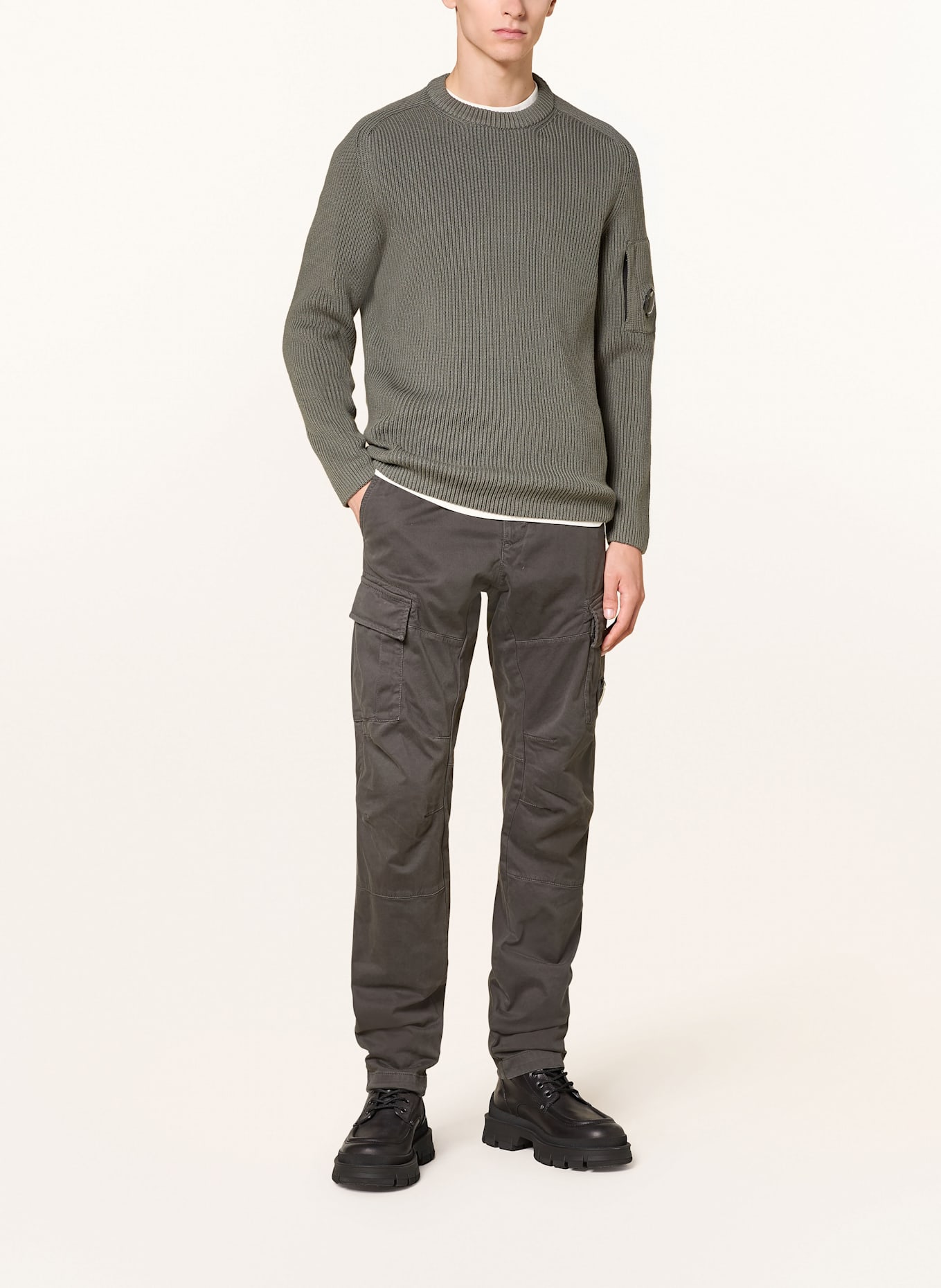 C.P. COMPANY Pullover: DUNKELGRAU