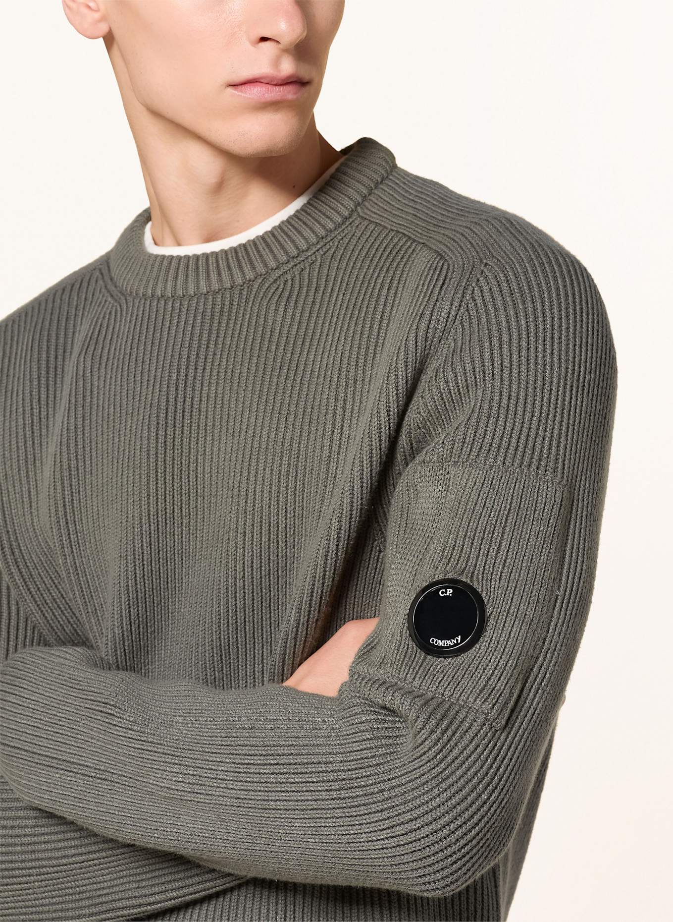 C.P. COMPANY Pullover: DUNKELGRAU