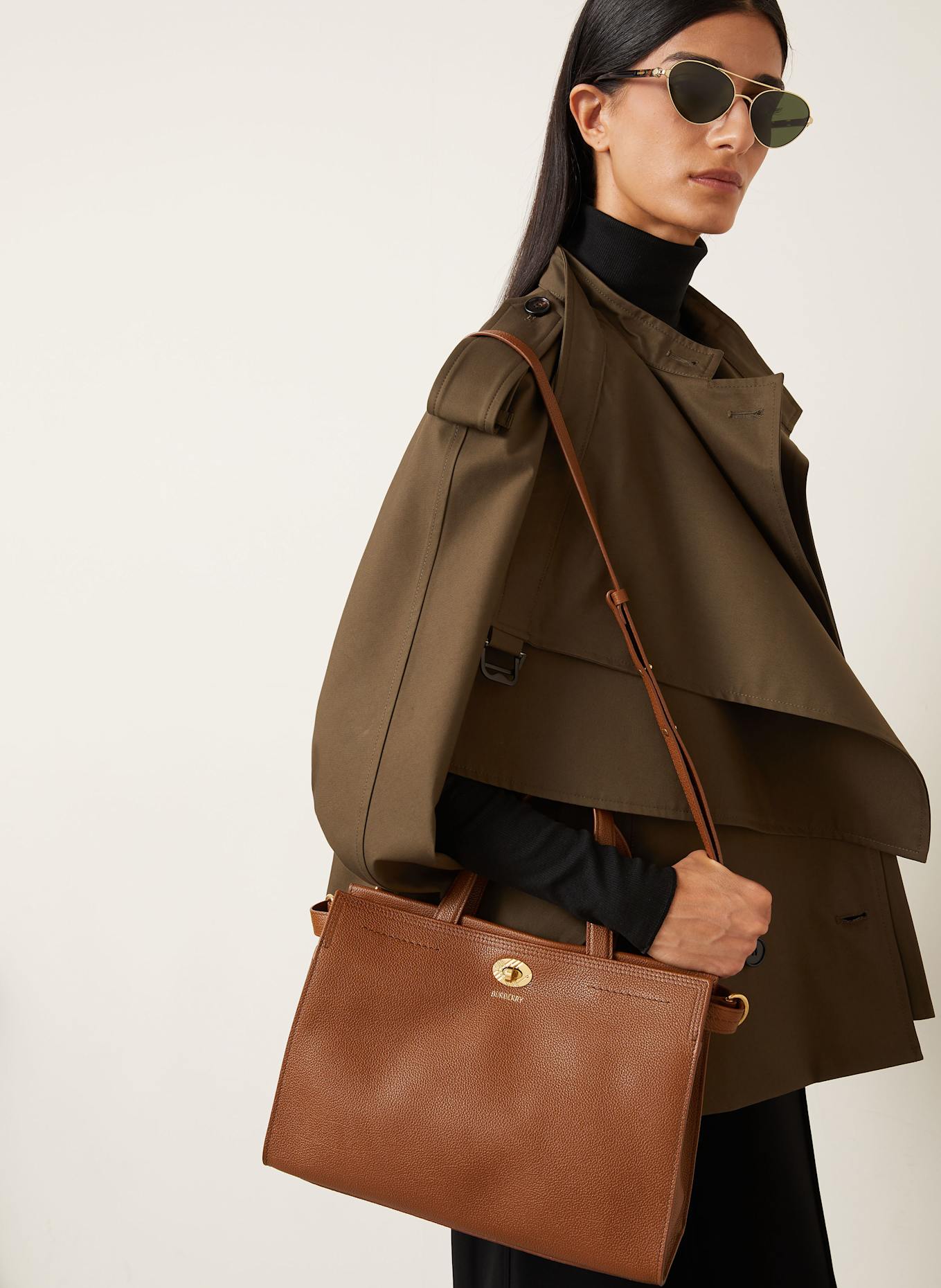 BURBERRY Torba shopper COTSWOLDS: KONIAKOWY