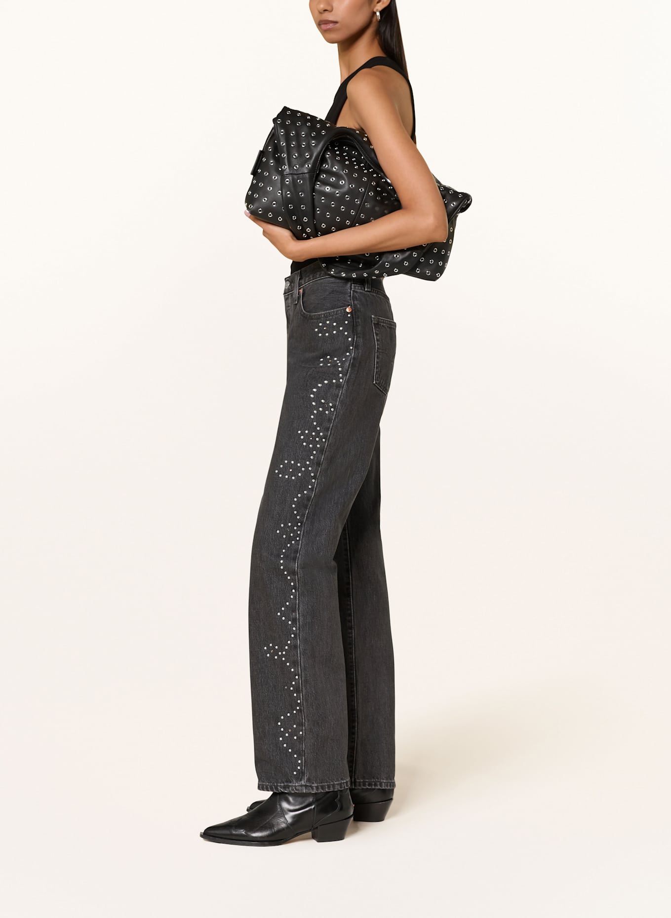 Levi's® Straight Jeans 501 90S mit Nieten: 92 Blacks