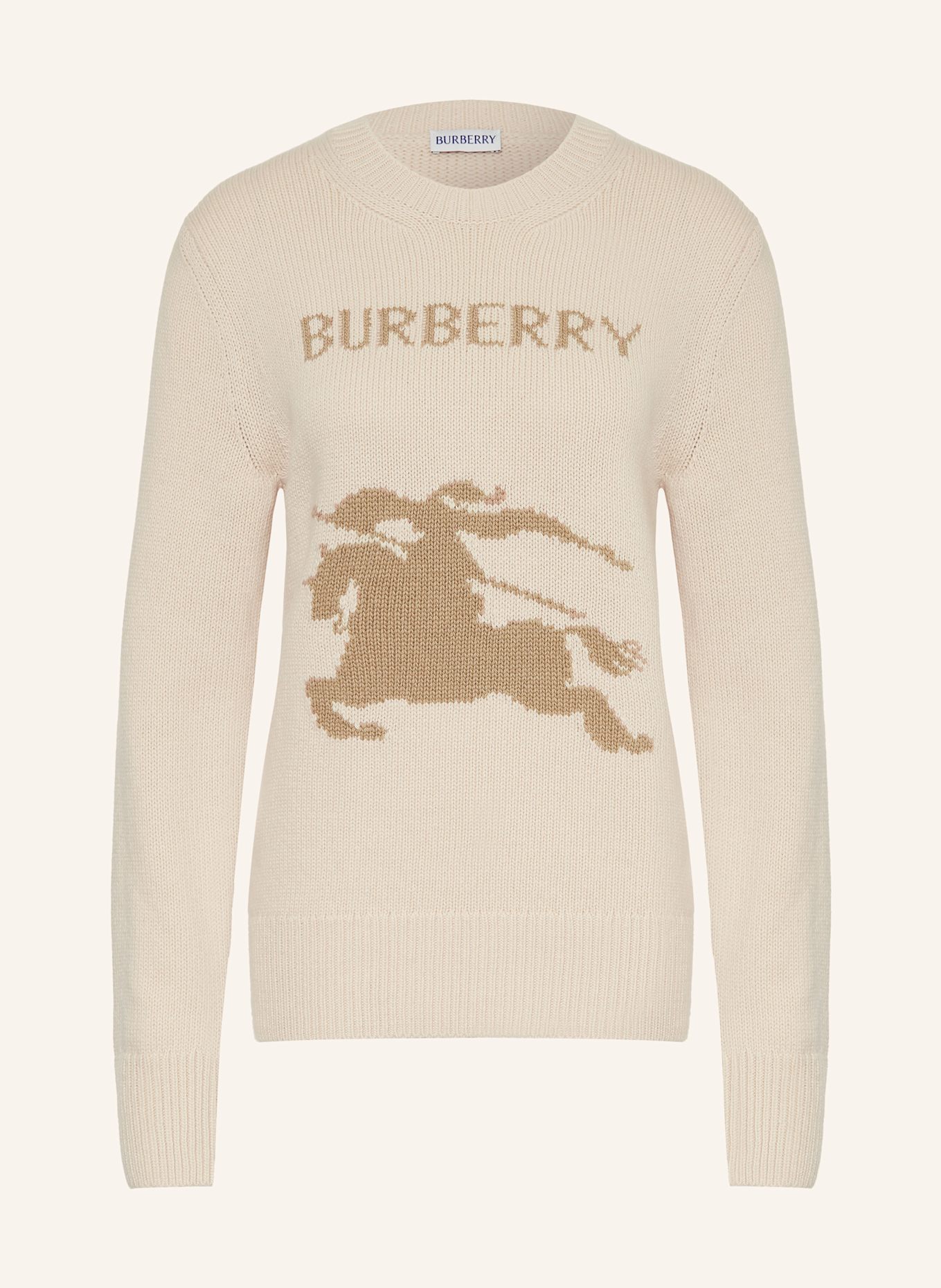 BURBERRY Sweter: KREMOWY / BEŻOWY